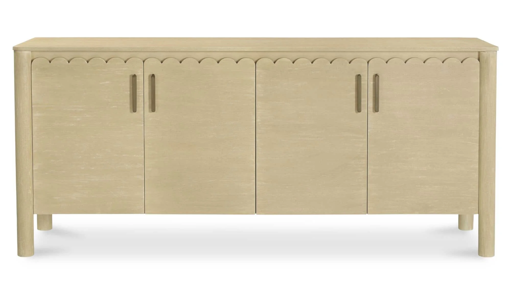 Moe's Home Wiley 4 Door Sideboard Natural