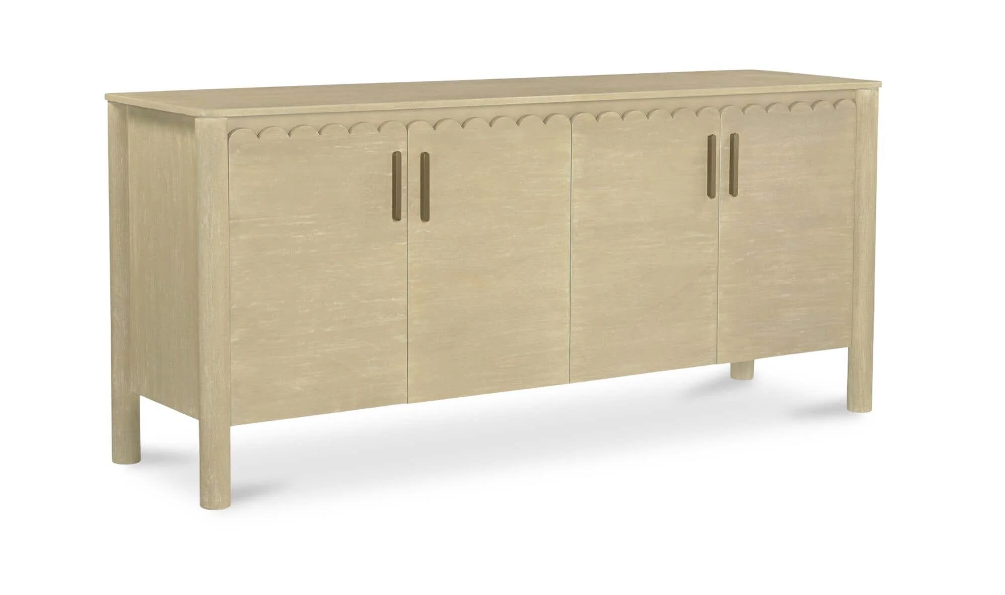 Moe's Home Wiley 4 Door Sideboard Natural - Image 6