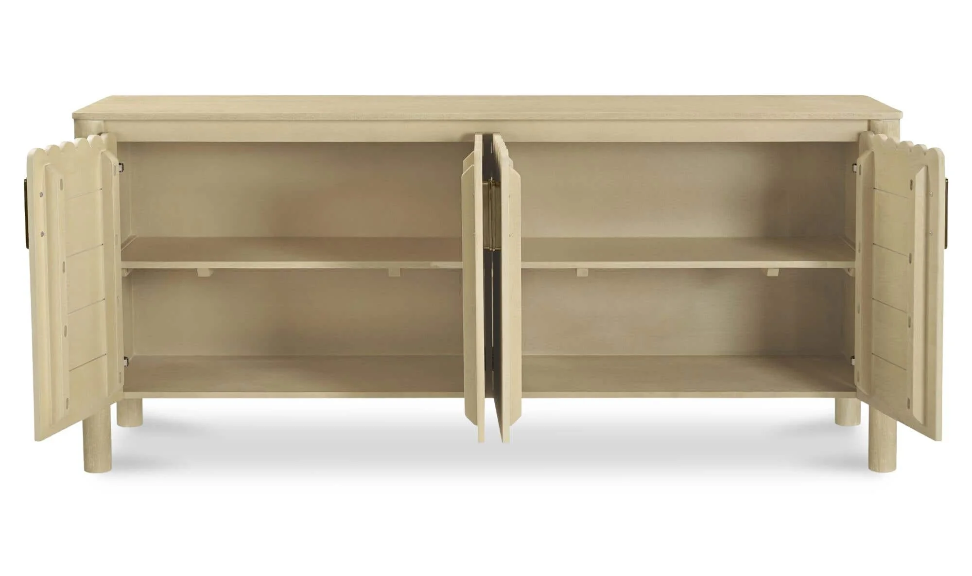Moe's Home Wiley 4 Door Sideboard Natural - Image 7