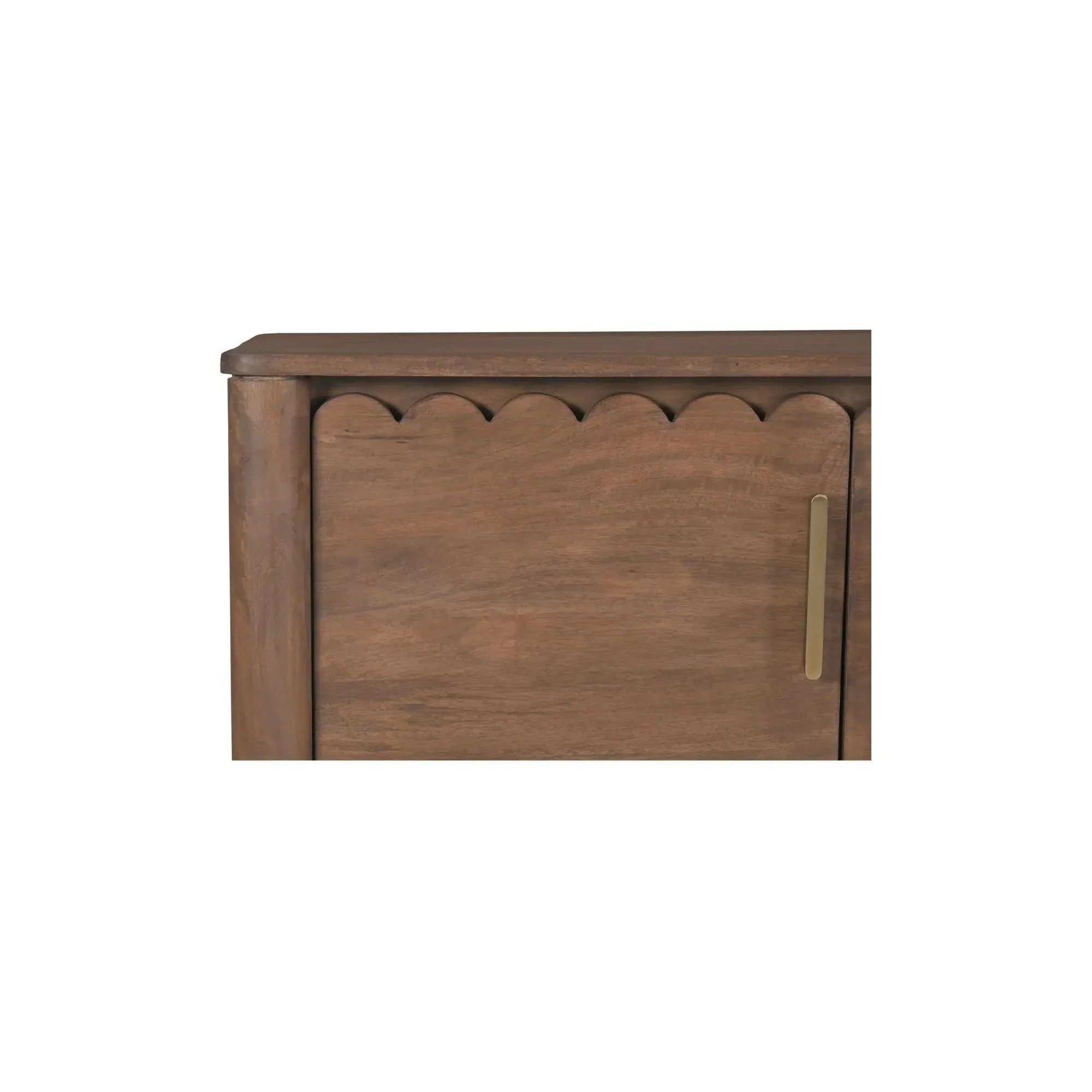 Moe's Home Collection Wiley Vintage Brown 4 Door Sideboard - Image 13
