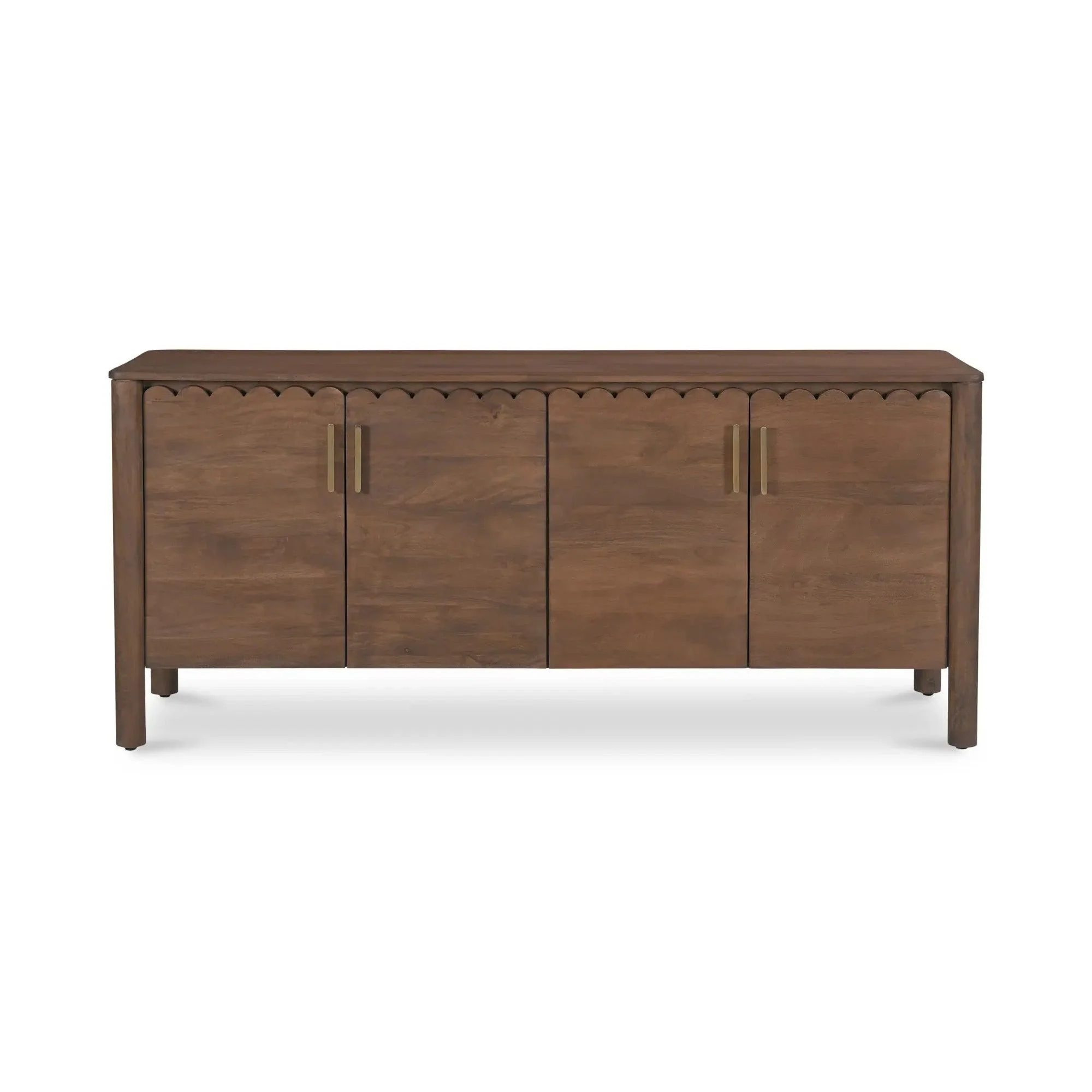 Moe's Home Collection Wiley Vintage Brown 4 Door Sideboard - Image 5