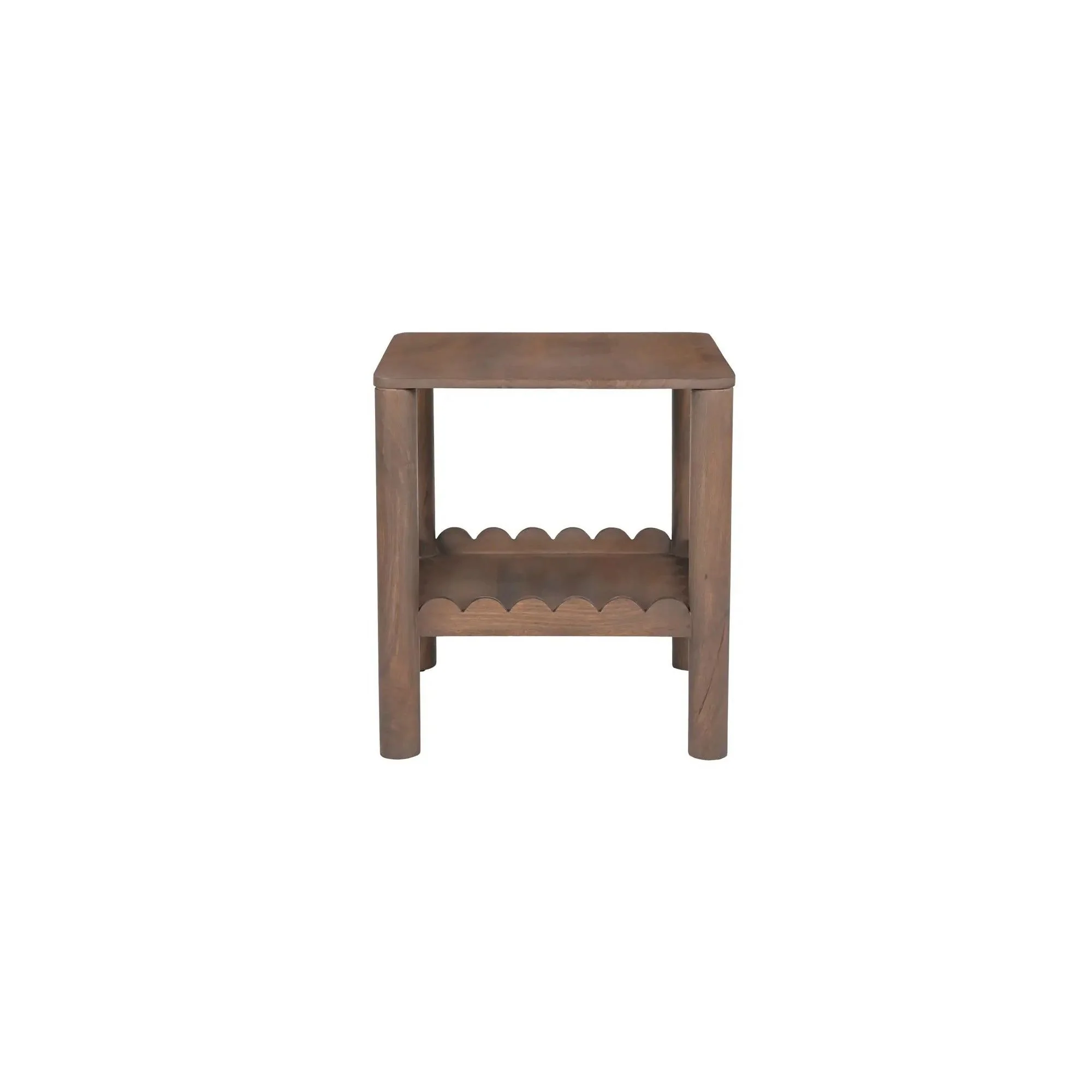 Moe's Home Collection Wiley Vintage Brown Side Table - Image 5