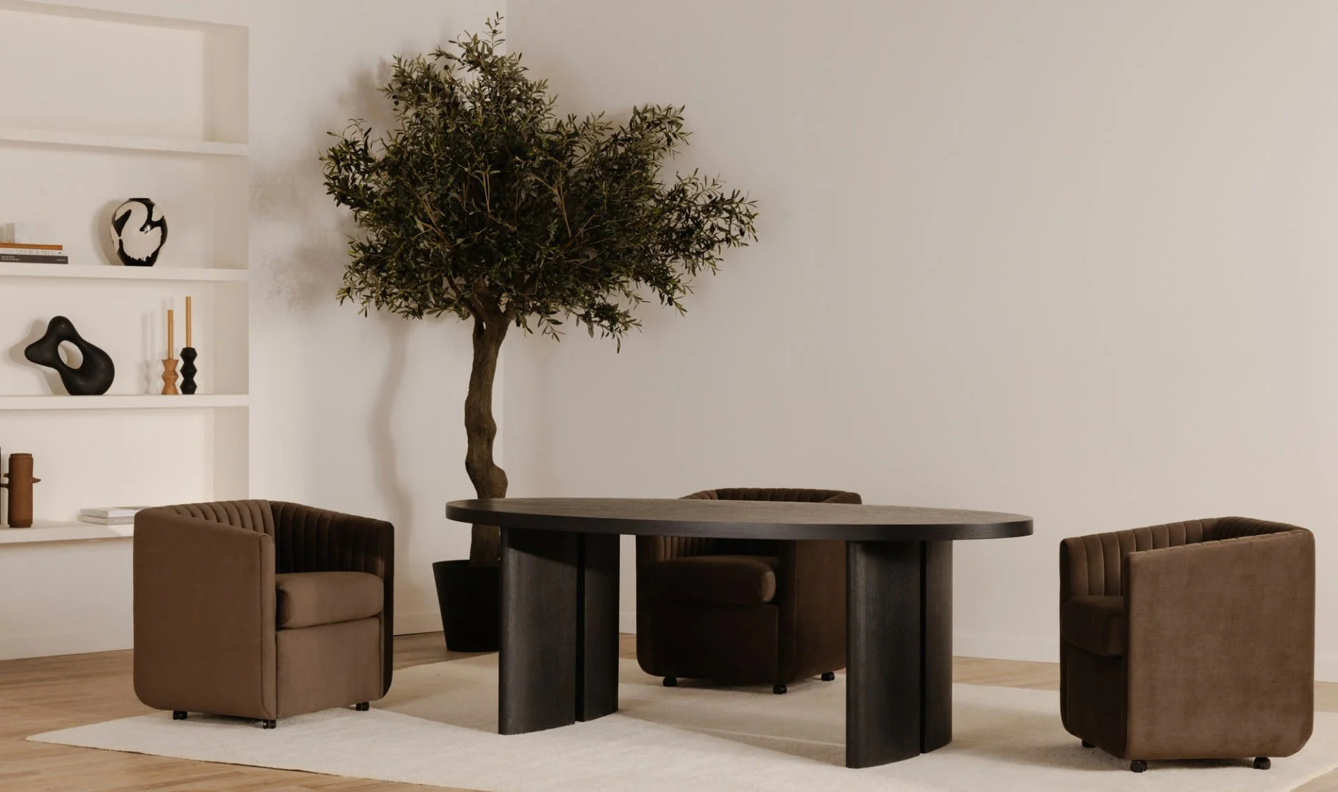 Moe's Home William Dining Table Black - Image 2