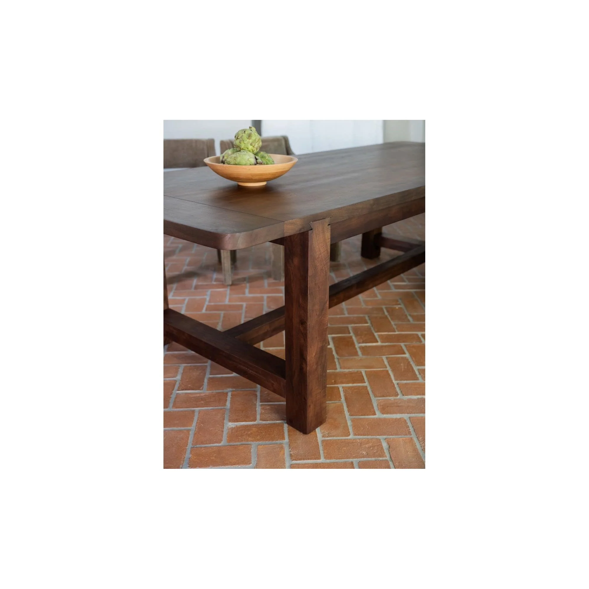 Moe's Home Wilson Dining Table Small Warm Brown - Image 4