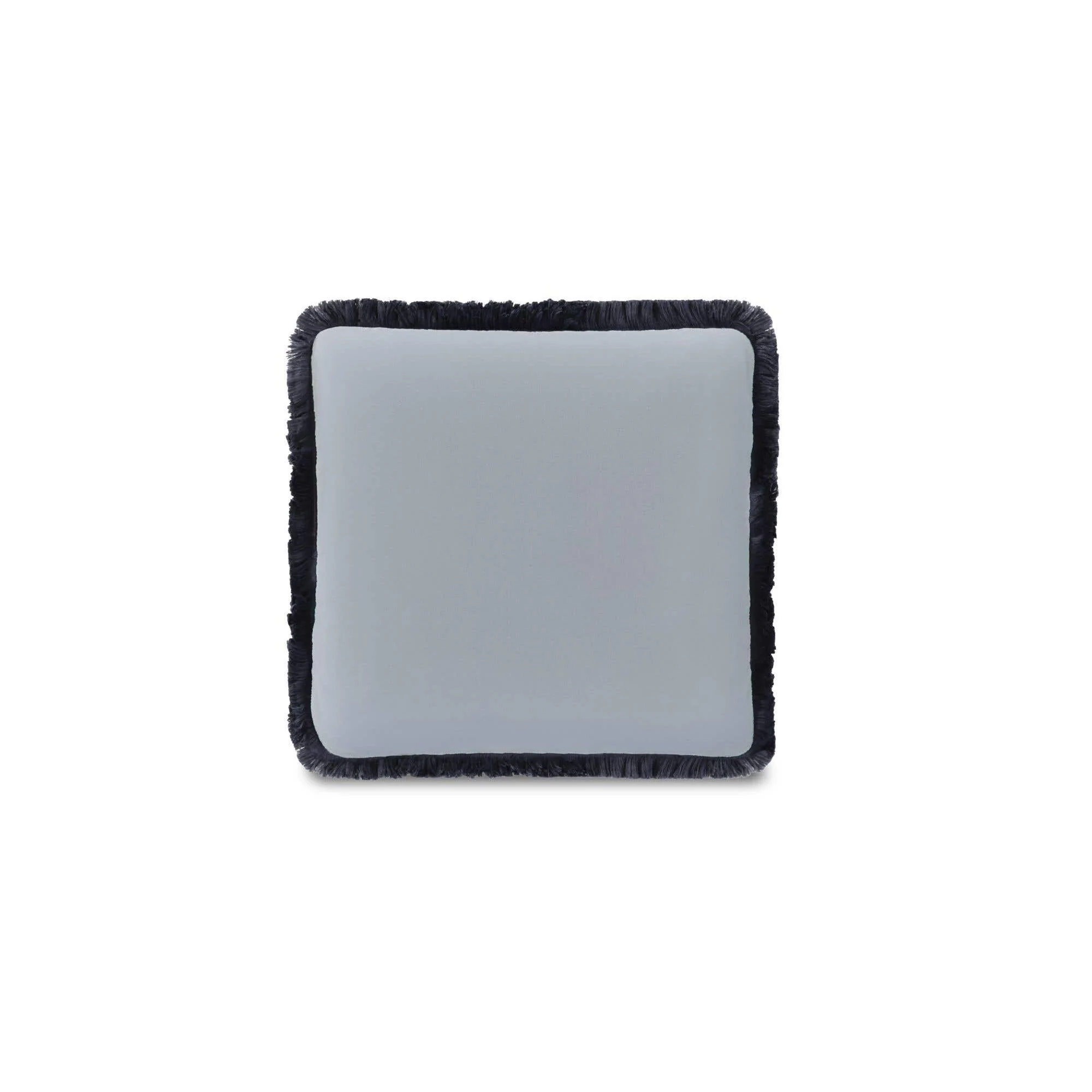 Moe's Home Yasmin Square Cushion Light Blue Faux Mohair