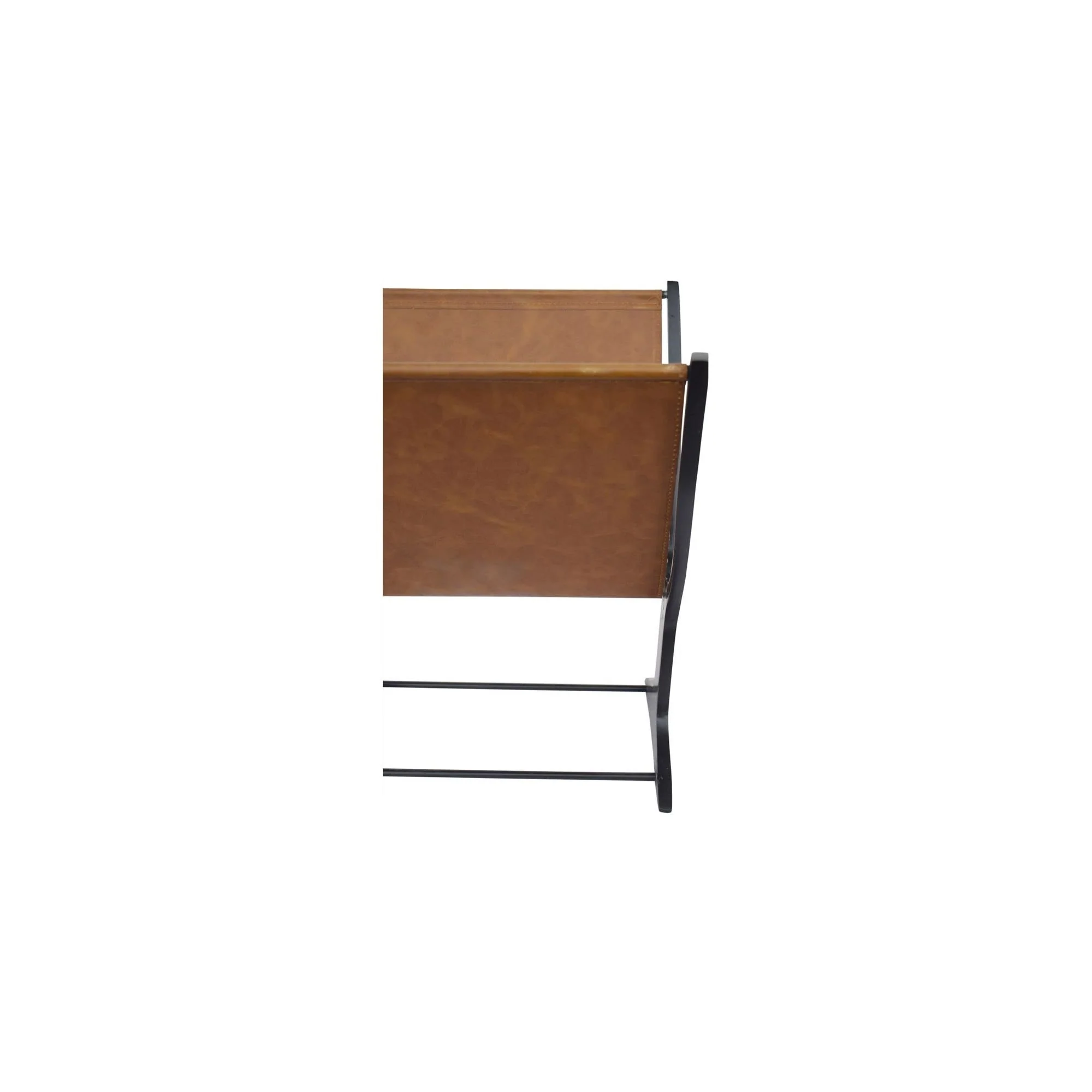Moe's Home Ziff Magazine Holder Light Brown - Image 4