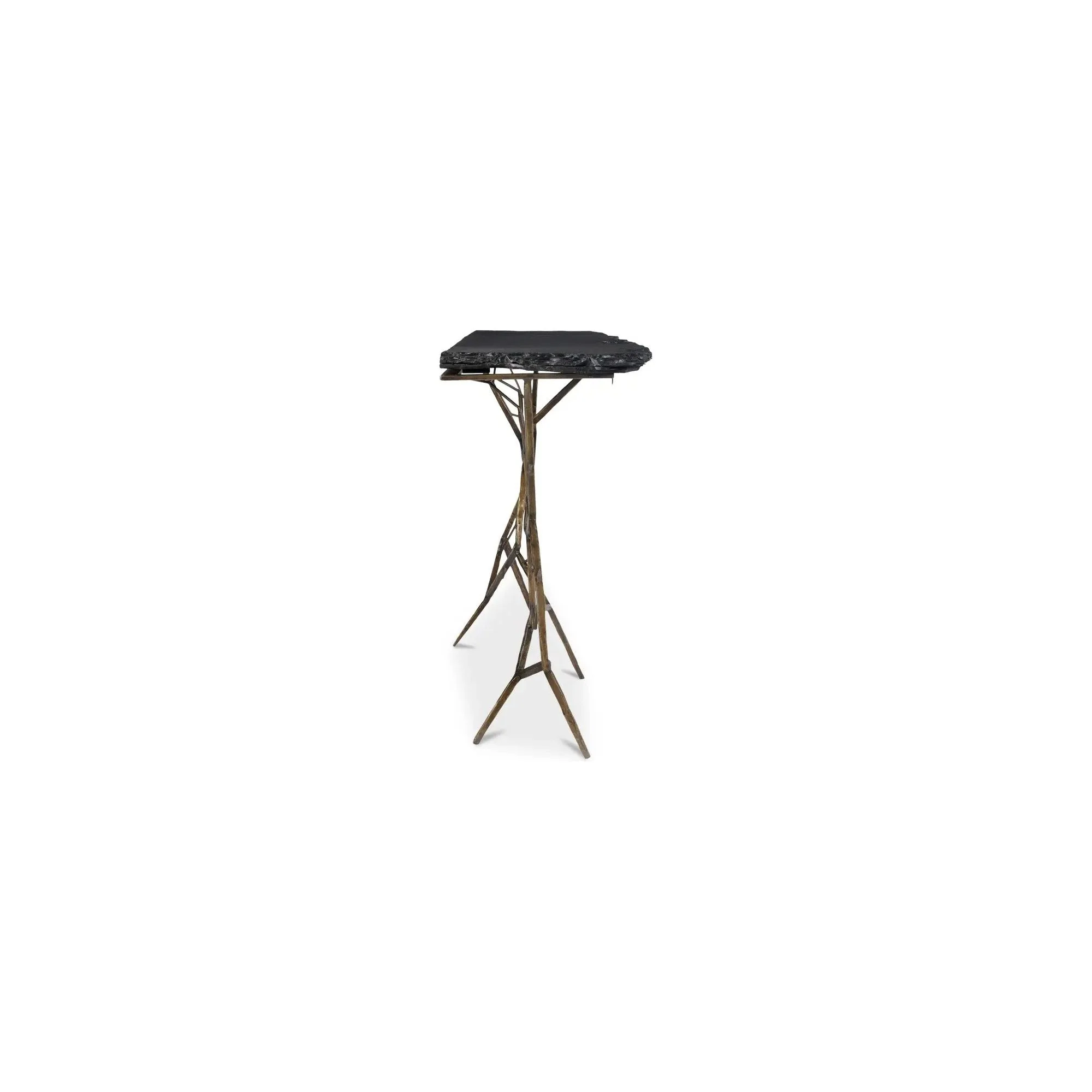 Moe’s Home Collection Nate Dark Grey Slate Console Table - Image 3