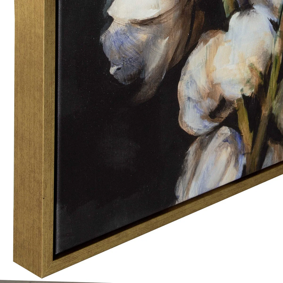 Uttermost Natural Wonder Black Floral Framed Canvas - Image 4