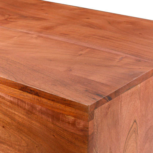 Surya Neemrana Modern Dark Brown Wood Coffee Table NEE-001 - Image 4