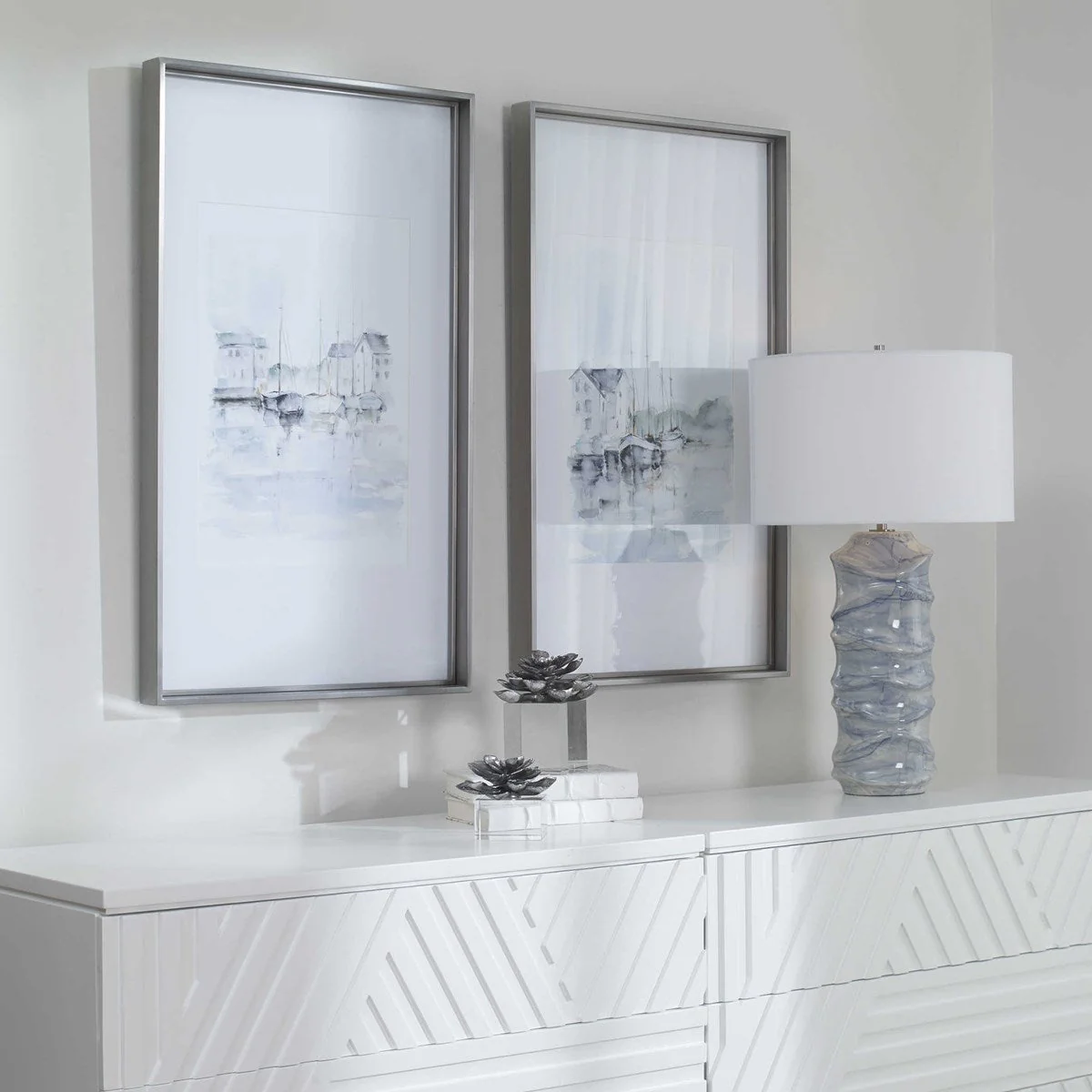 Uttermost New England Port Set of 2 Framed Prints - Image 4