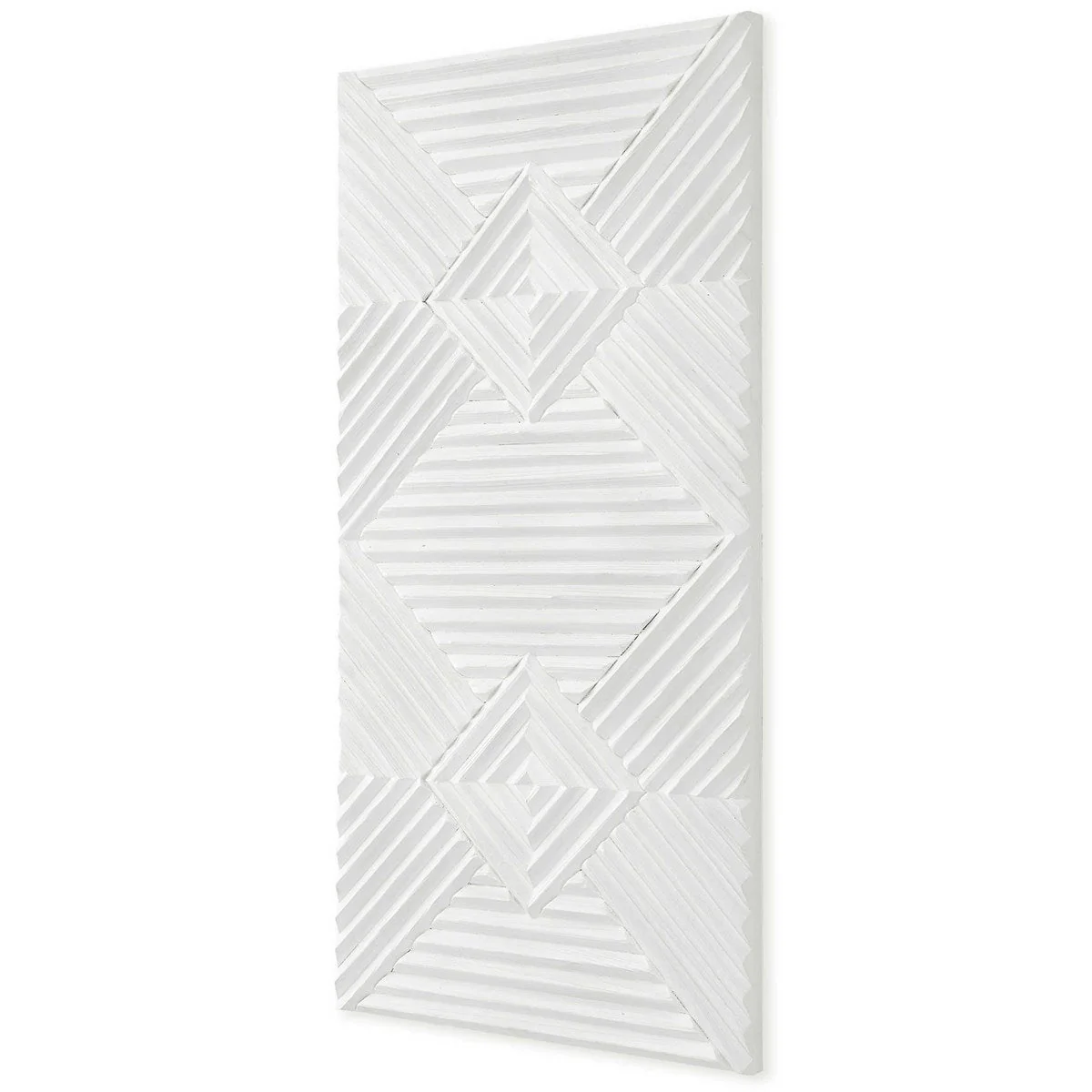 Uttermost Nexus Soft White Fir Wood Wall Decor - Image 4