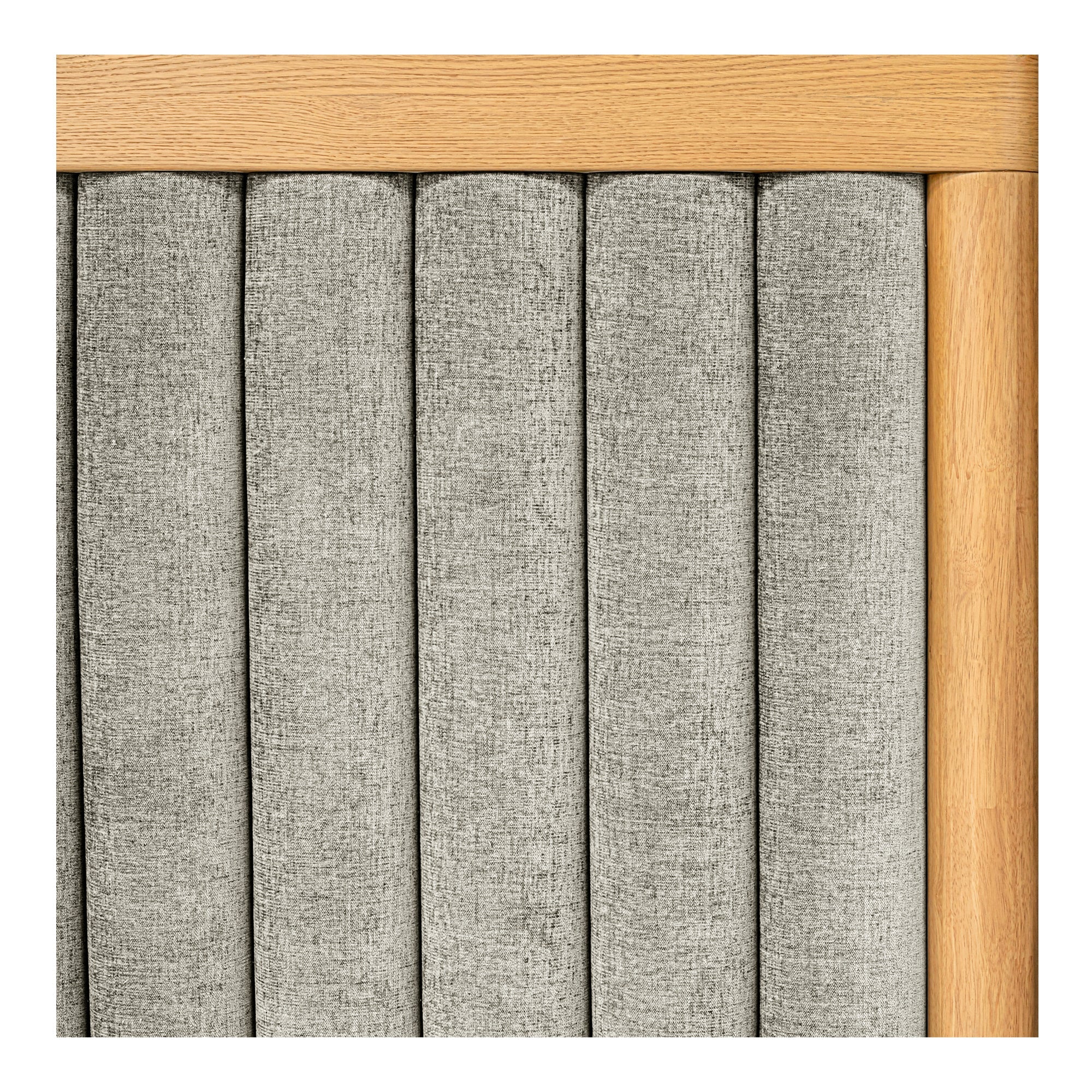 Moe's Home Collection Nina Grey Upholstered King Size Bed - Image 8