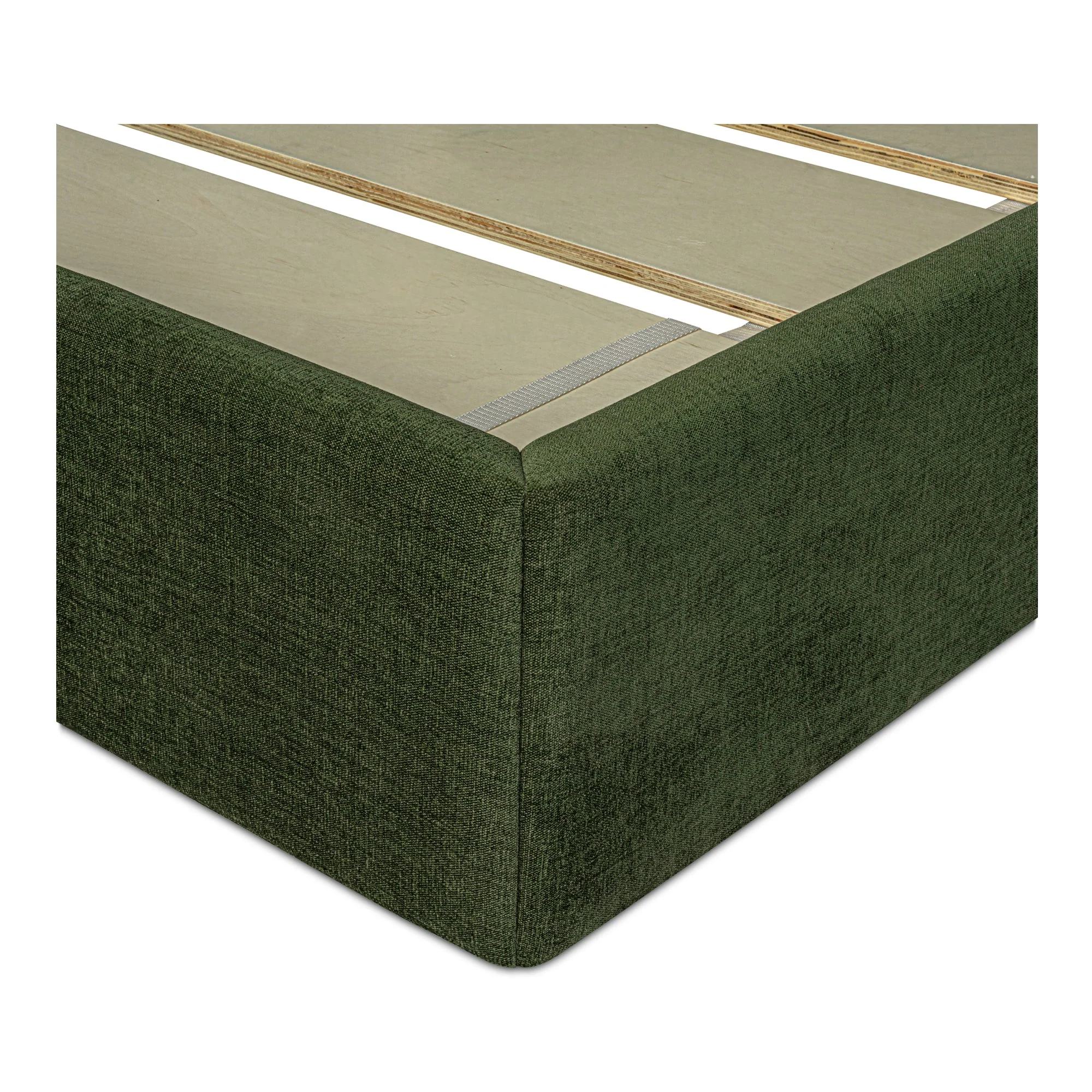 Moe's Home Collection Nina Green Upholstered King Size Bed - Image 10