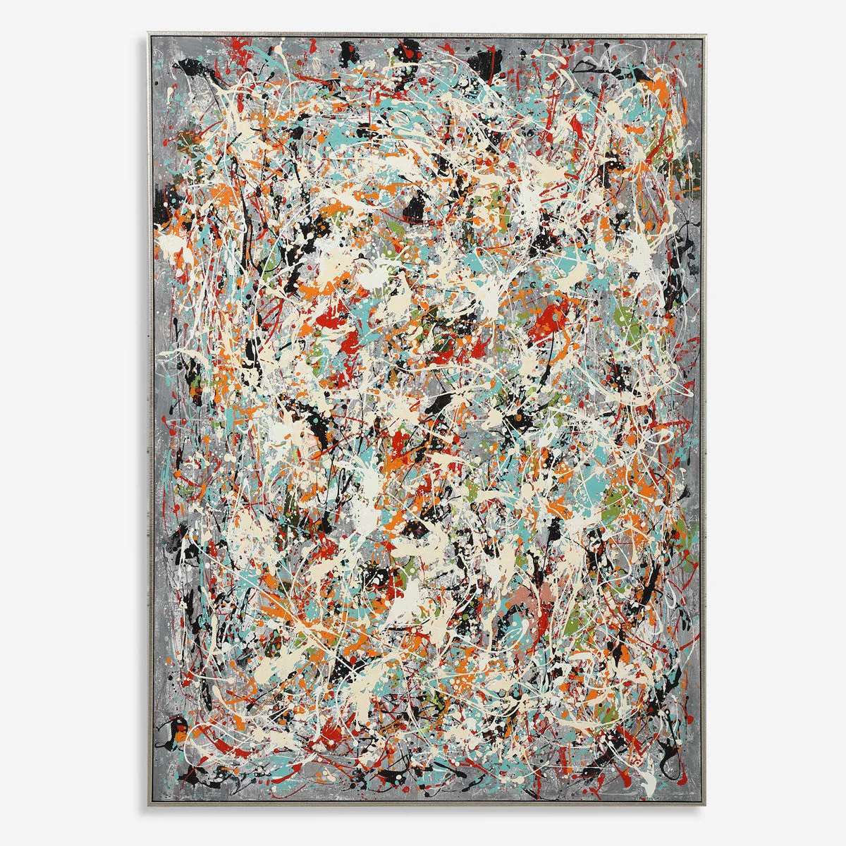Uttermost Organized Chaos Hand Painted Canvas - Image 2