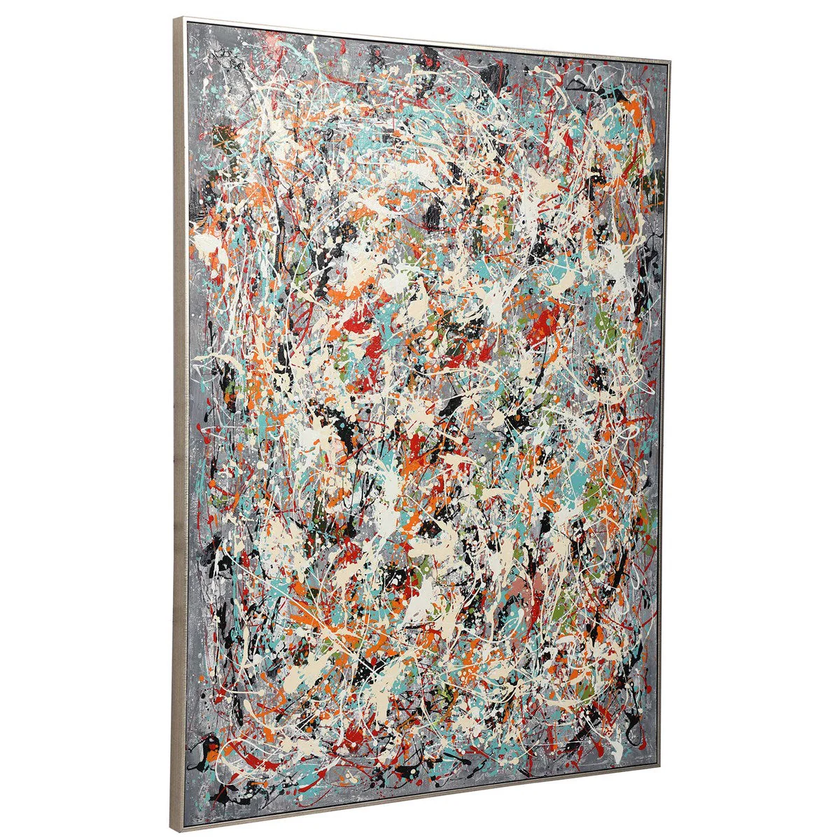 Uttermost Organized Chaos Hand Painted Canvas - Image 4