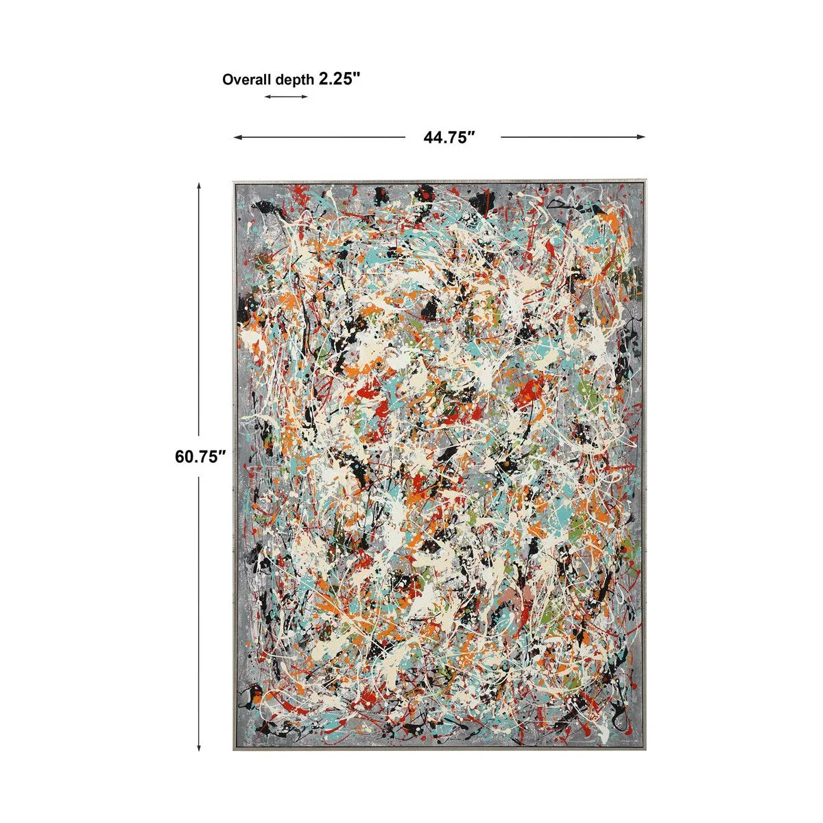 Uttermost Organized Chaos Hand Painted Canvas - Image 7