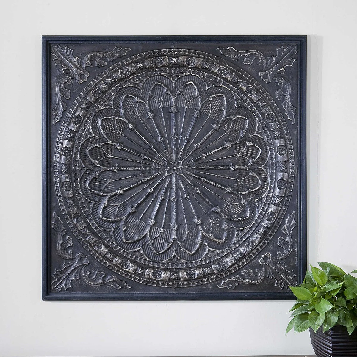 Uttermost Ottavio Embossed Iron Metal Wall Decor - Image 3