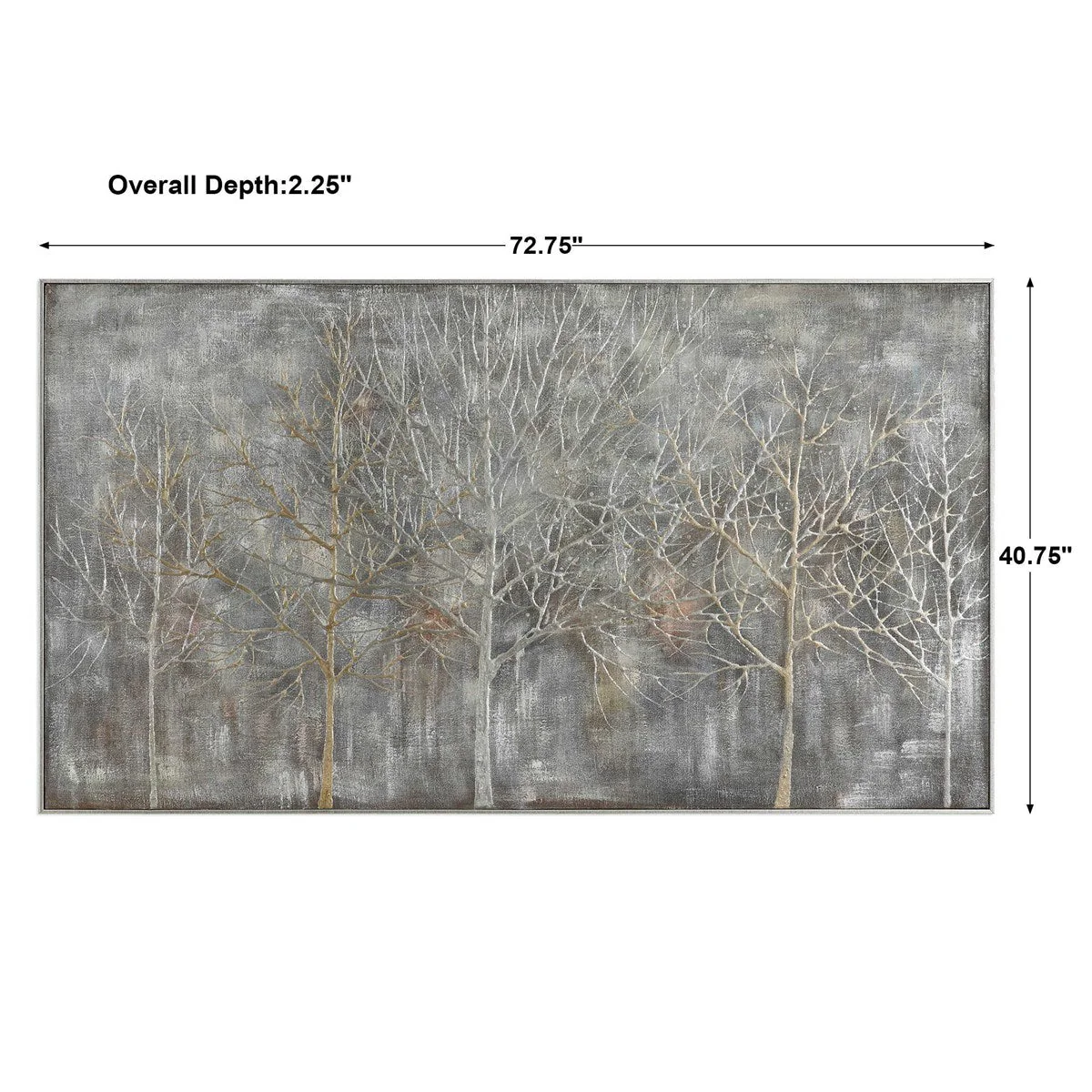 Uttermost Parkview Contemporary Hand Painted Canvas - Image 4