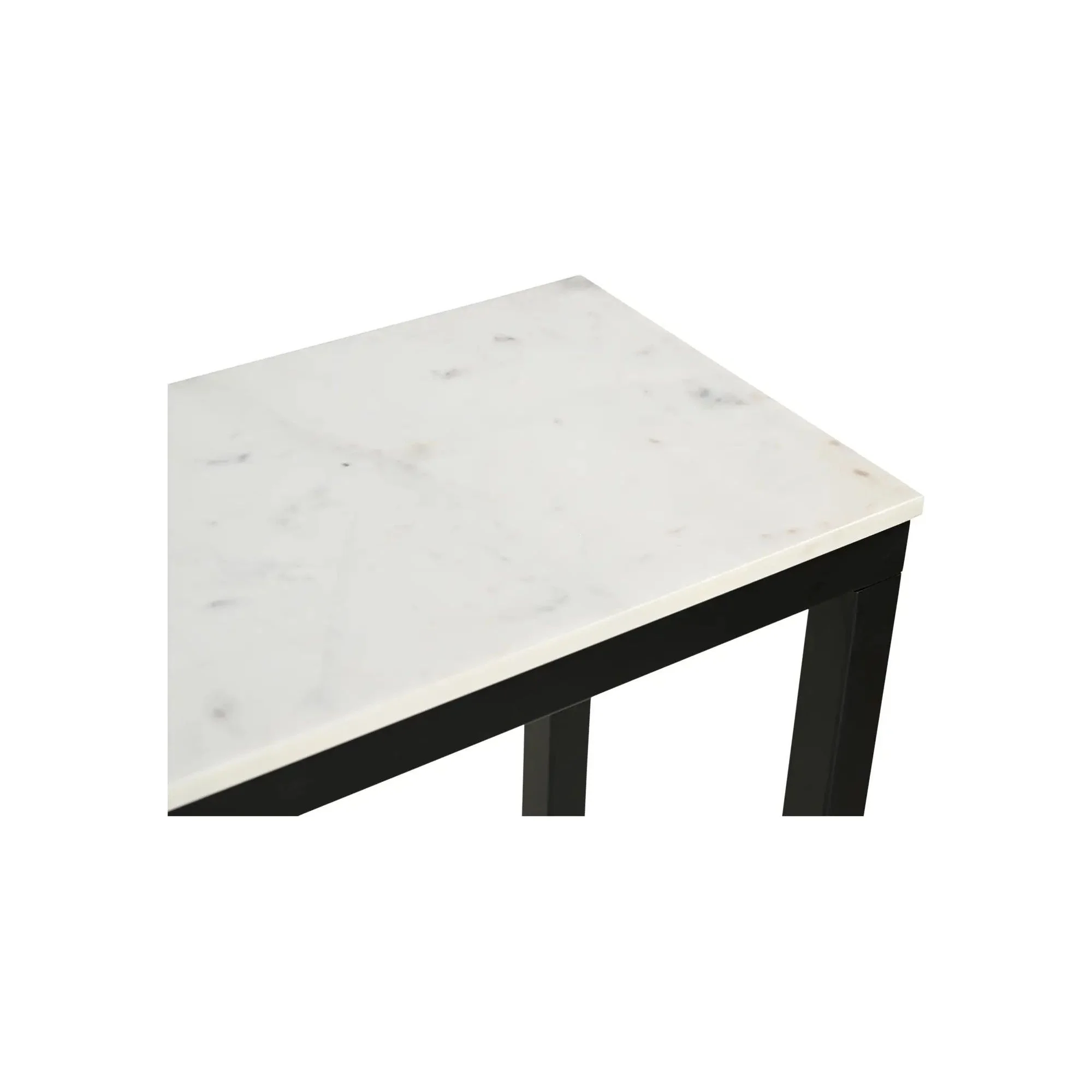 Moe’s Home Collection White Marble Parson Console Table - Image 4