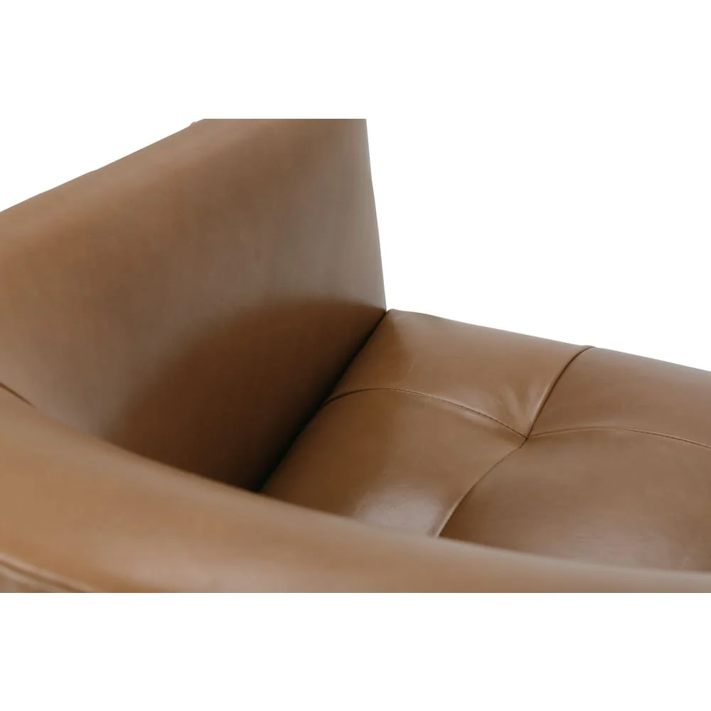 Rowe Furniture Pate Leather Swivel Chair ~ Available To Custom Order In All Leathers - Image 5