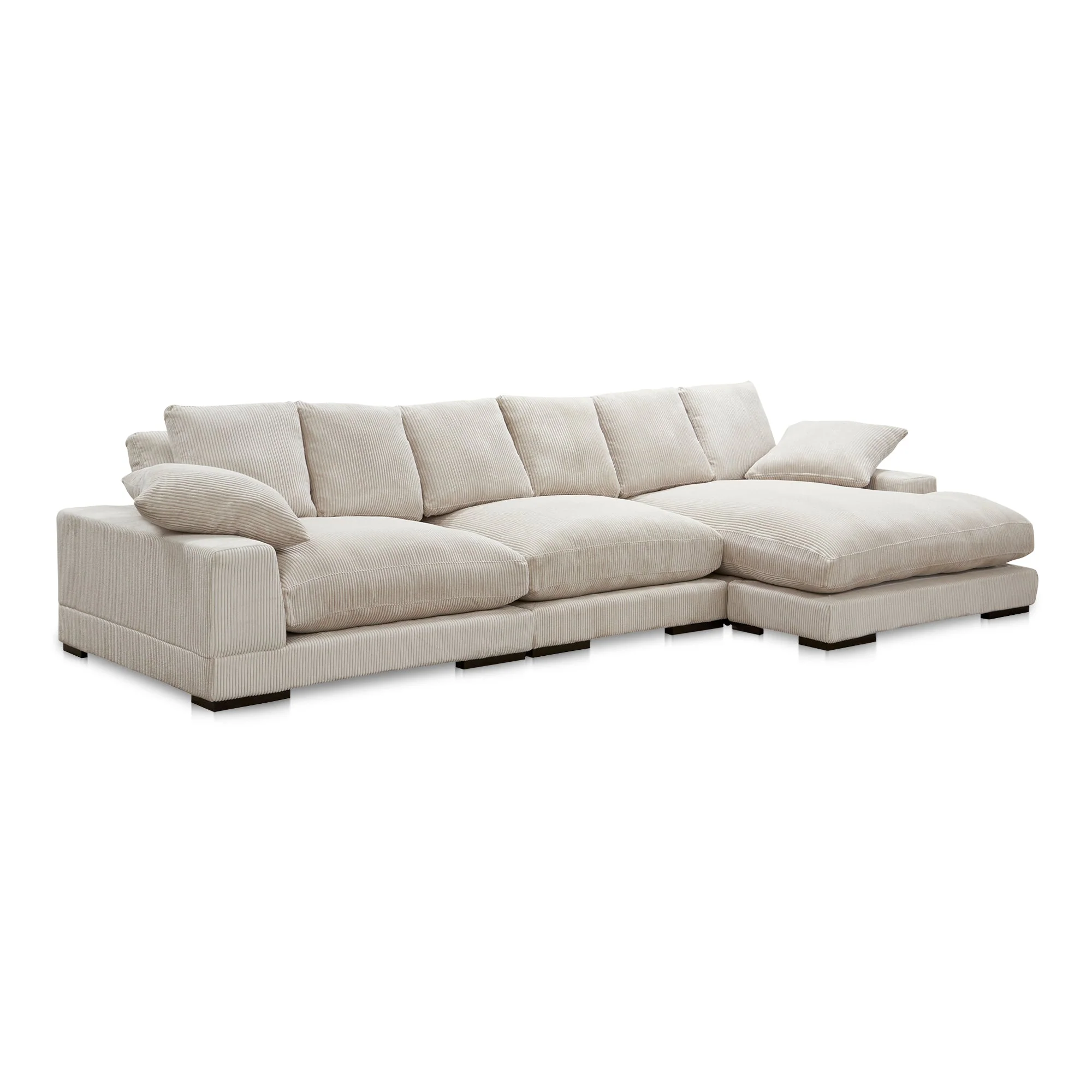 Moe's Home Collection Plunge Cappuccino Large Sectional - Image 2