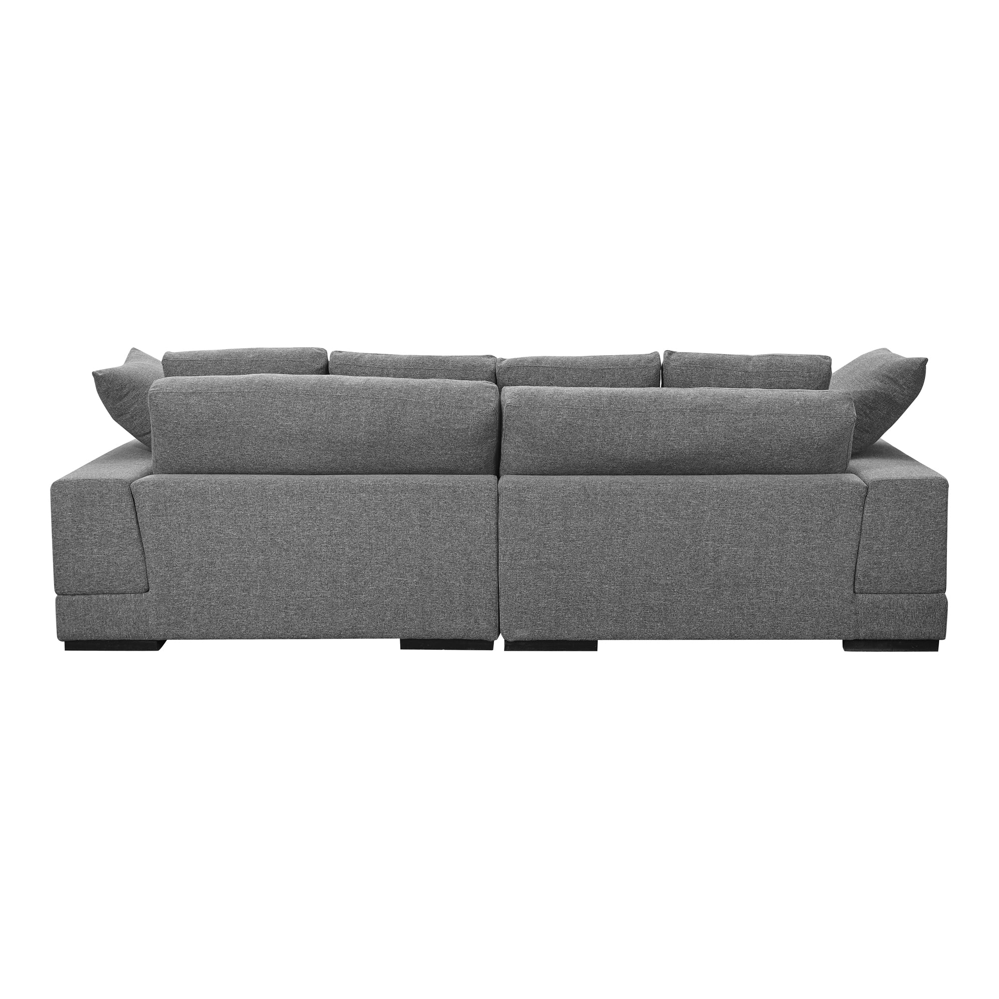 Moe's Home Collection Plunge Anthracite Sectional - Image 5