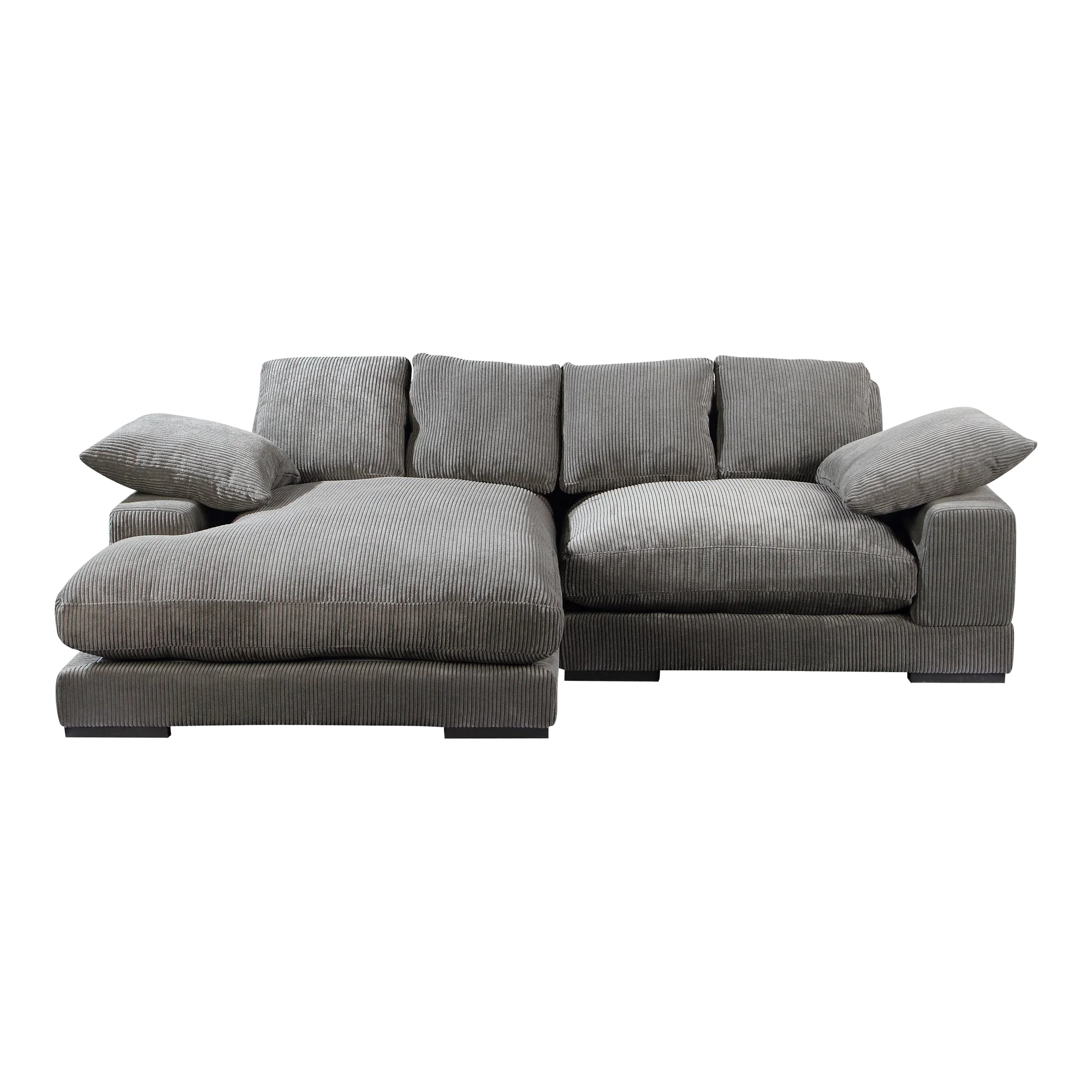 Moe's Home Collection Plunge Charcoal Sectional
