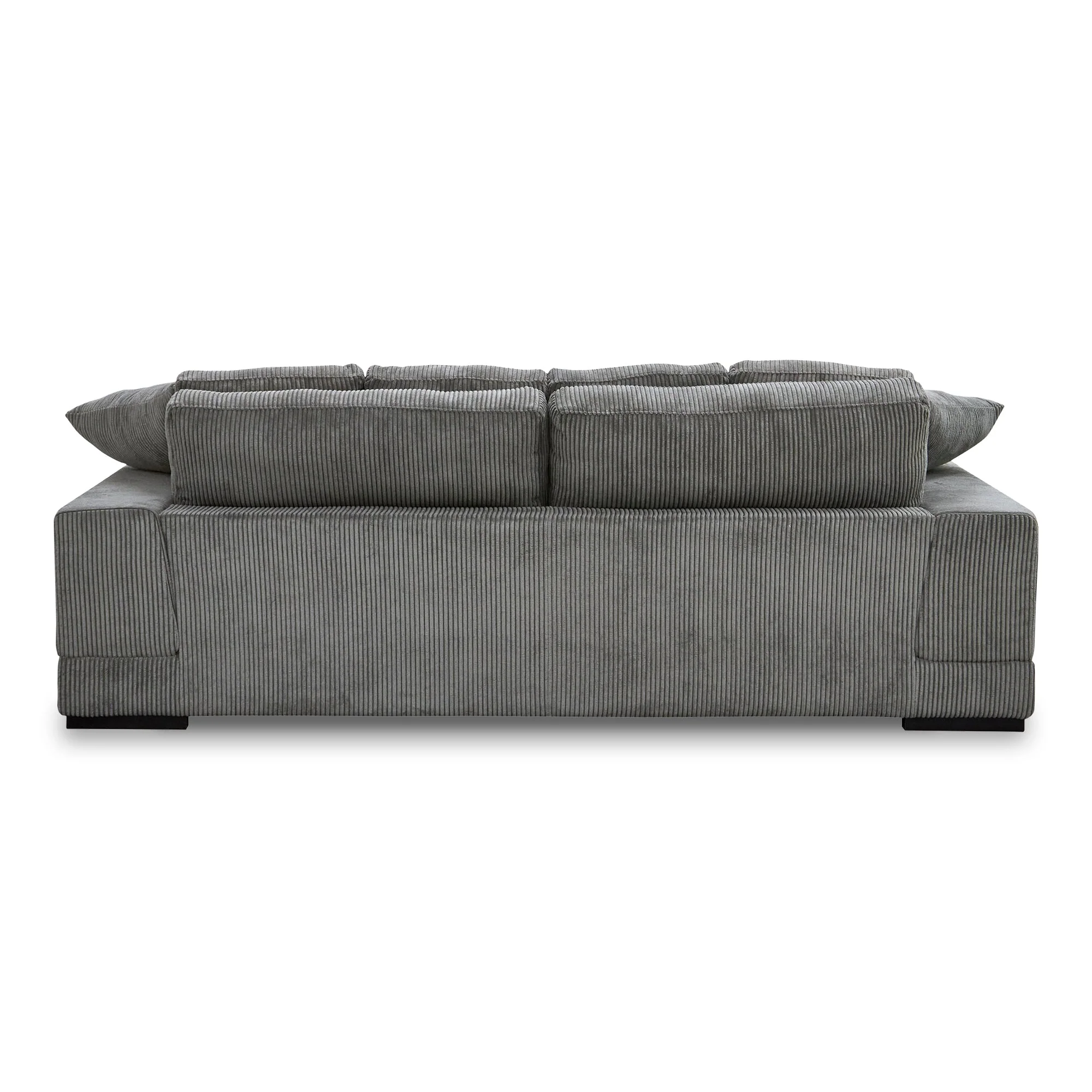 Moe's Home Collection Plunge Charcoal Sofa - Image 5