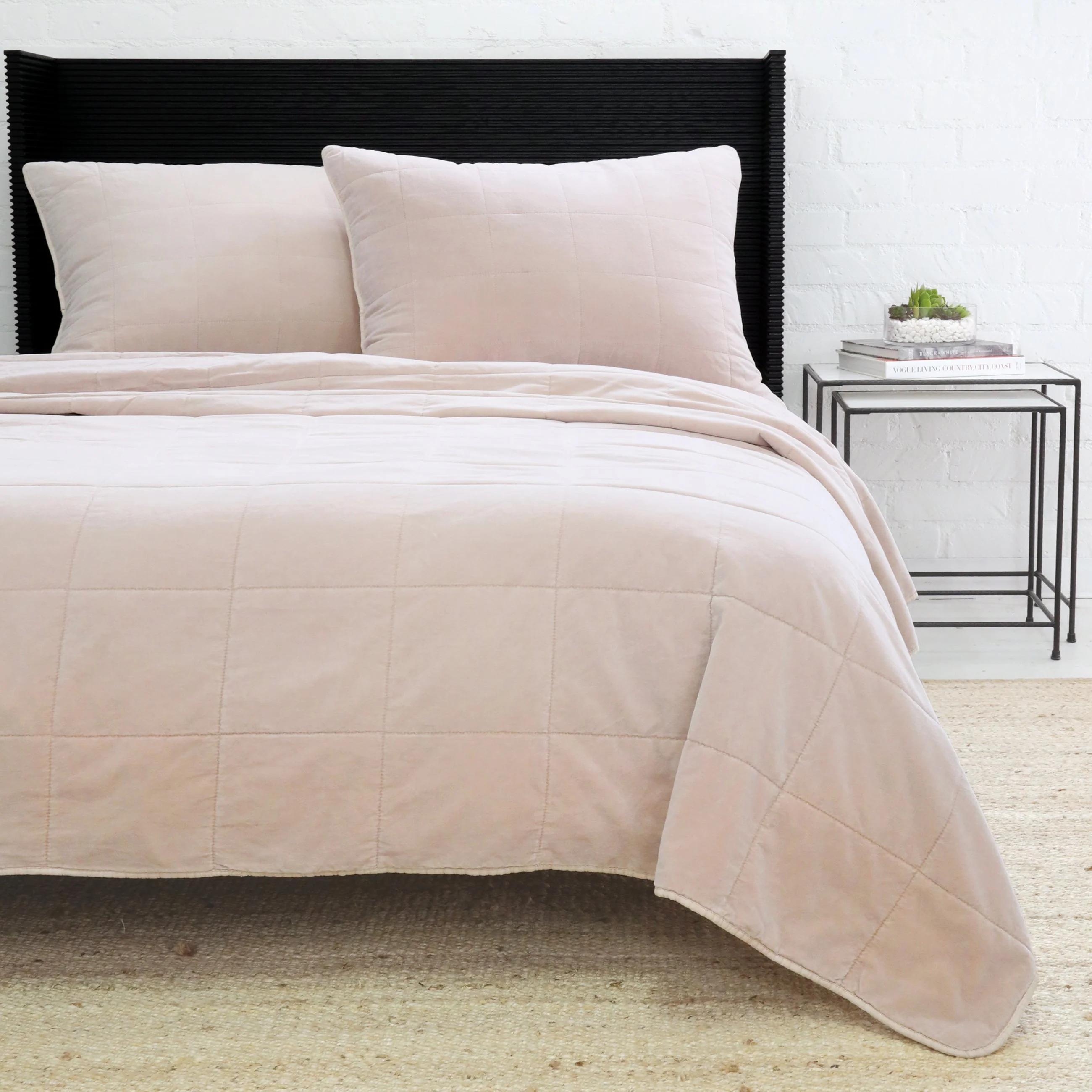 Pom Pom at Home Amsterdam Blush Coverlet ~ Available in Twin, Queen and King Sizes