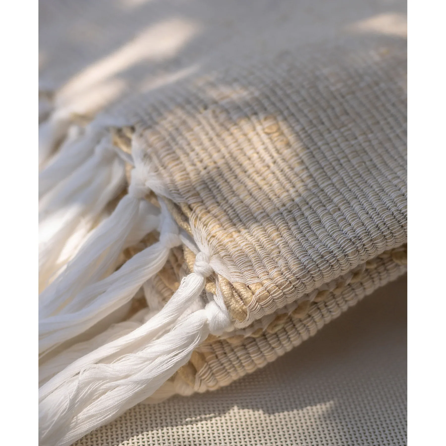 Pom Pom at Home Athena Natural Throw Blanket - Image 2