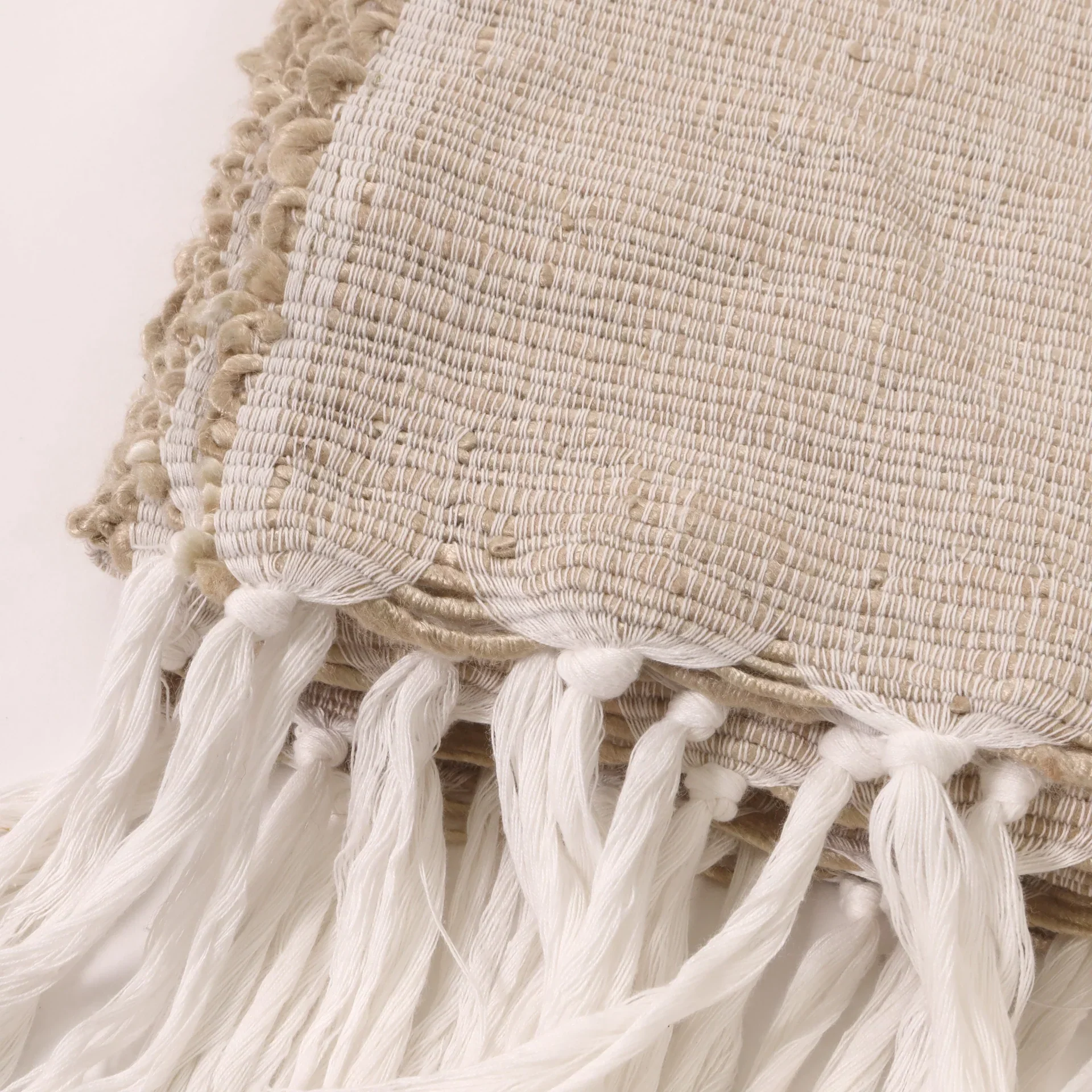 Pom Pom at Home Athena Natural Throw Blanket - Image 3