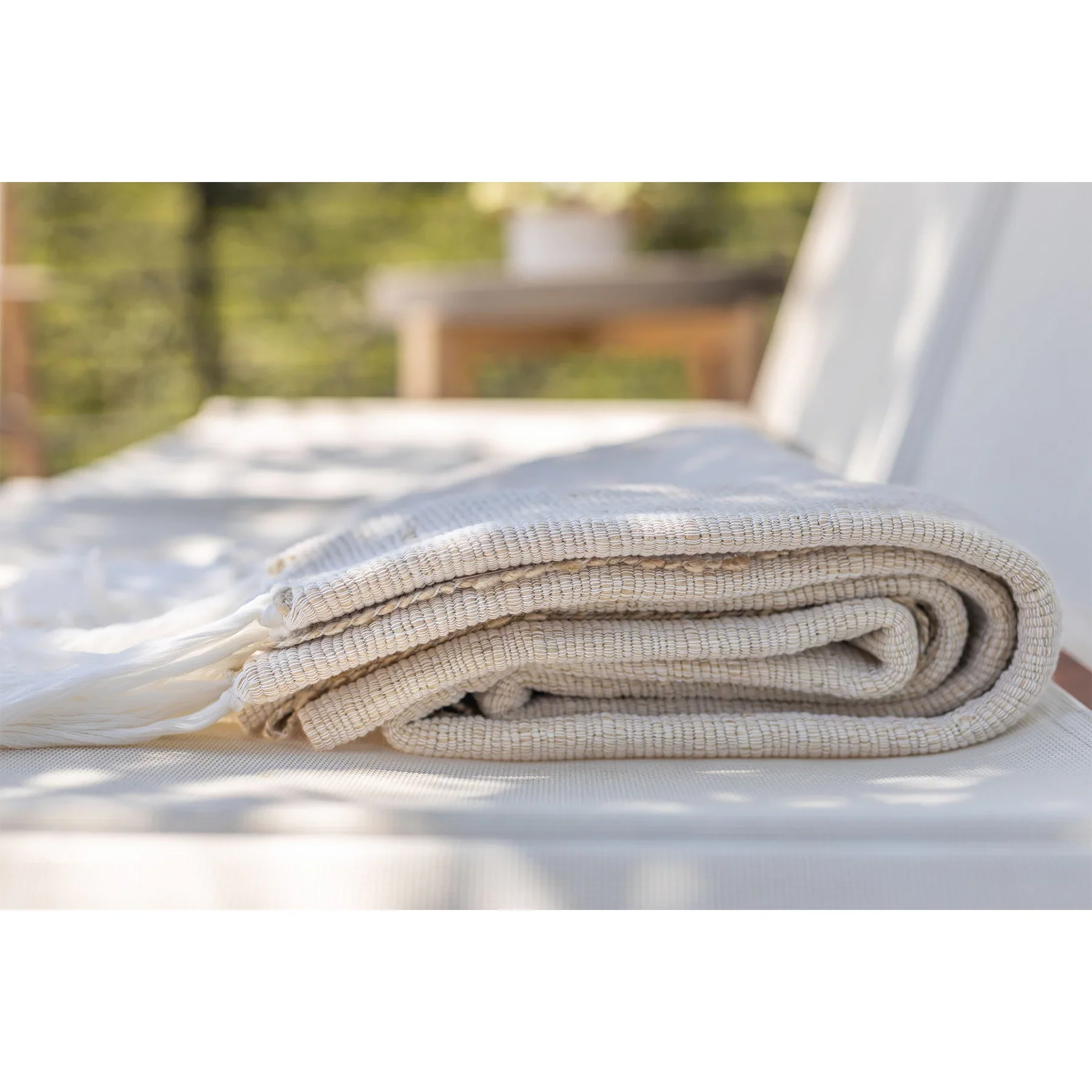 Pom Pom at Home Athena Natural Throw Blanket - Image 5