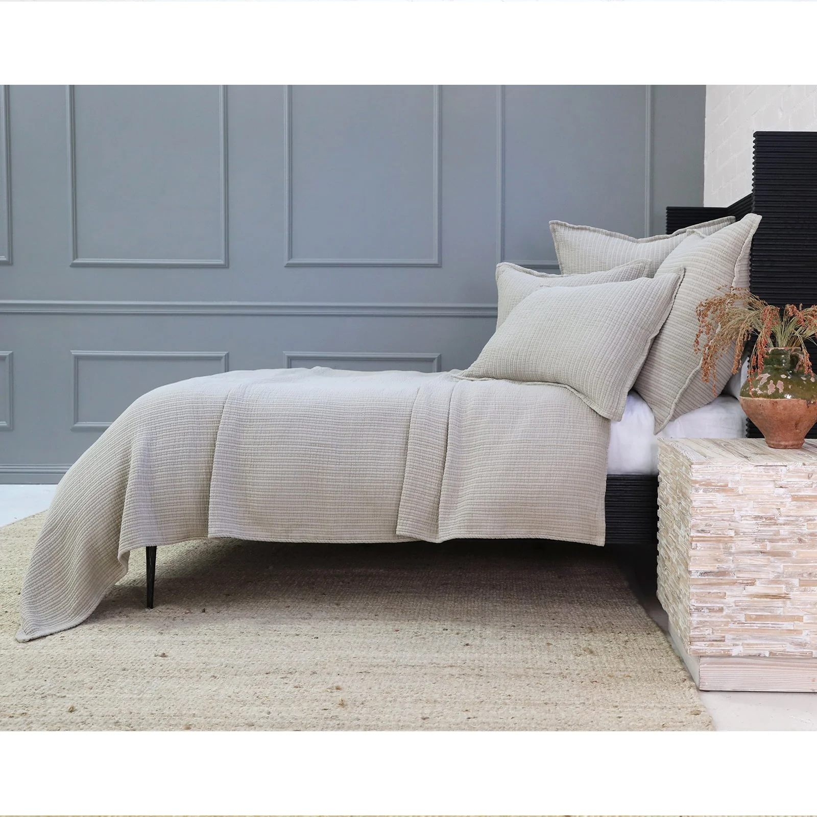 Pom Pom at Home Chatham Natural Matelasse Coverlet and Pillow Shams ~ Available in Twin, Queen and King Sizes - Image 3