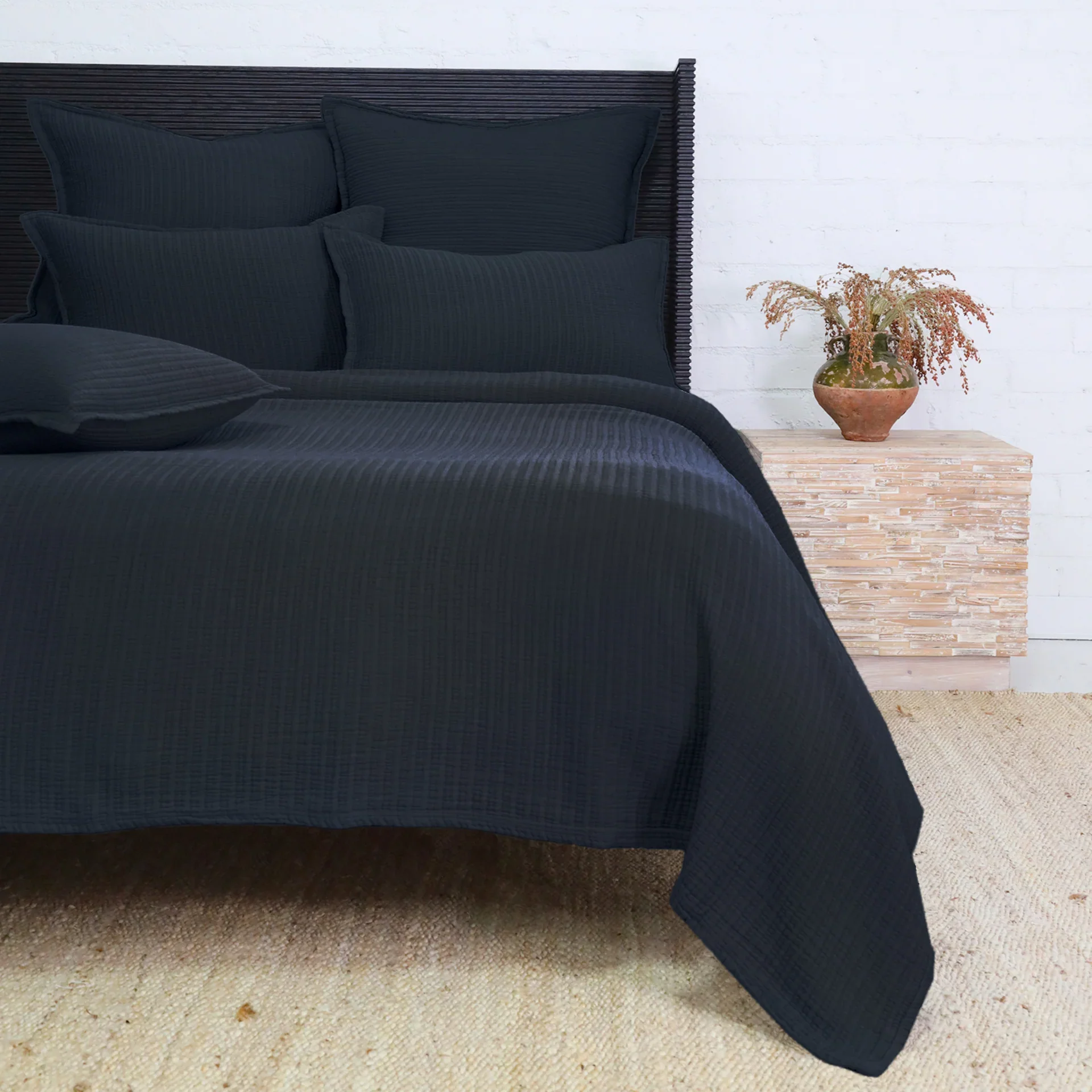 Pom Pom at Home Chatham Navy Matelasse Coverlet and Pillow Shams ~ Available in Twin, Queen and King Sizes
