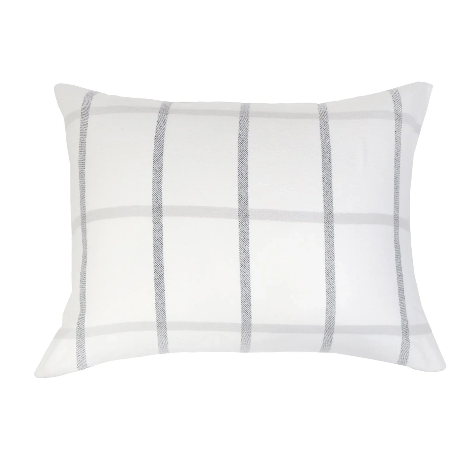 Pom Pom at Home Copenhagen White and Grey Big Pillow with Insert ~ 28 x 36 - Image 2