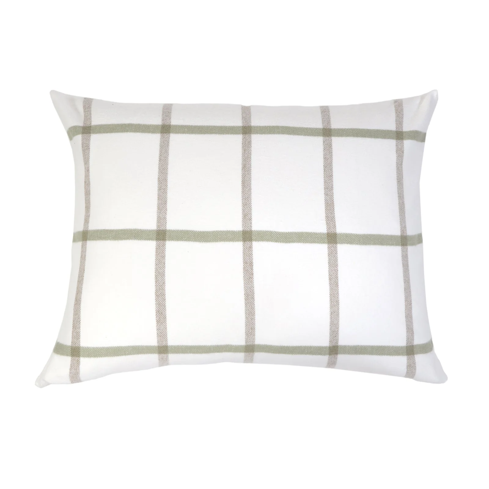 Pom Pom at Home Copenhagen White and Olive Blanket ~ Available in Queen and King Sizes - Image 3