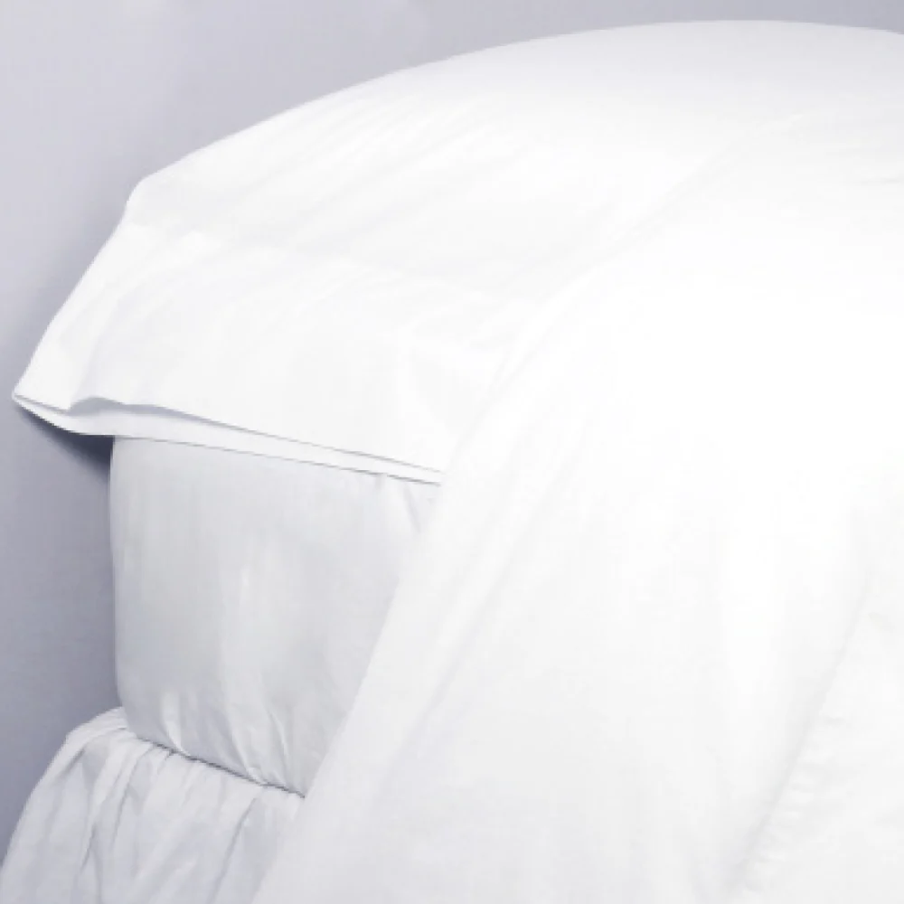 Pom Pom at Home Cotton Percale White Sheet Set ~ Available in Twin, Queen and King Sizes - Image 4