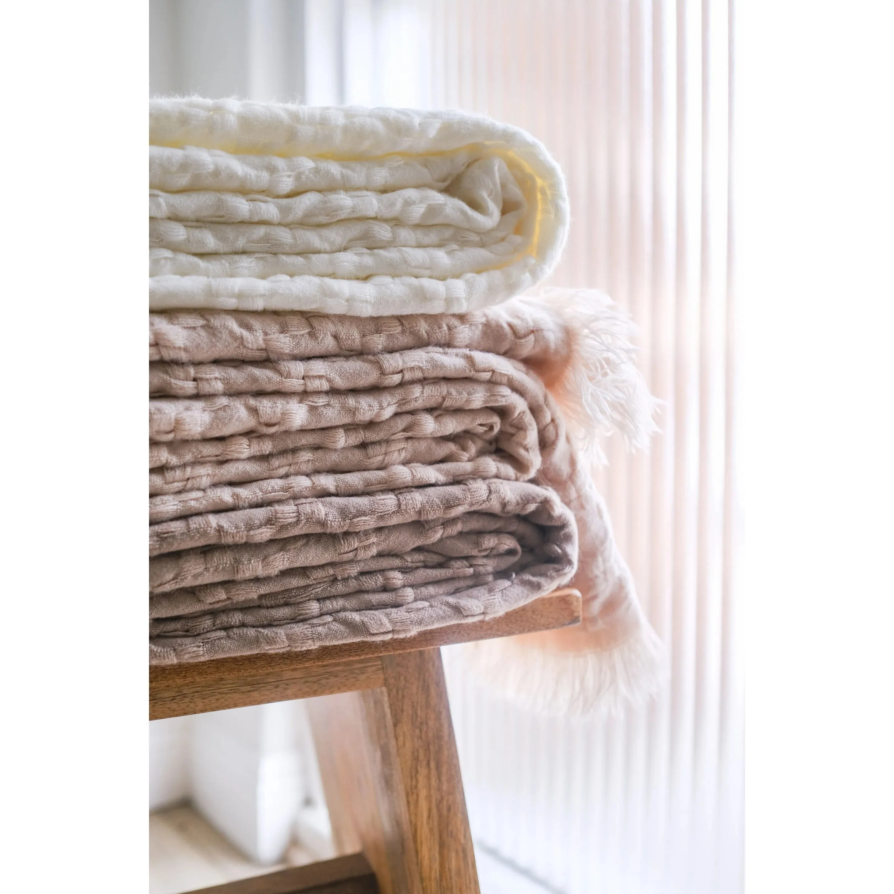 Pom Pom at Home Delphine Oversized Throw Blanket ~ Available in 3 Colors - Image 9