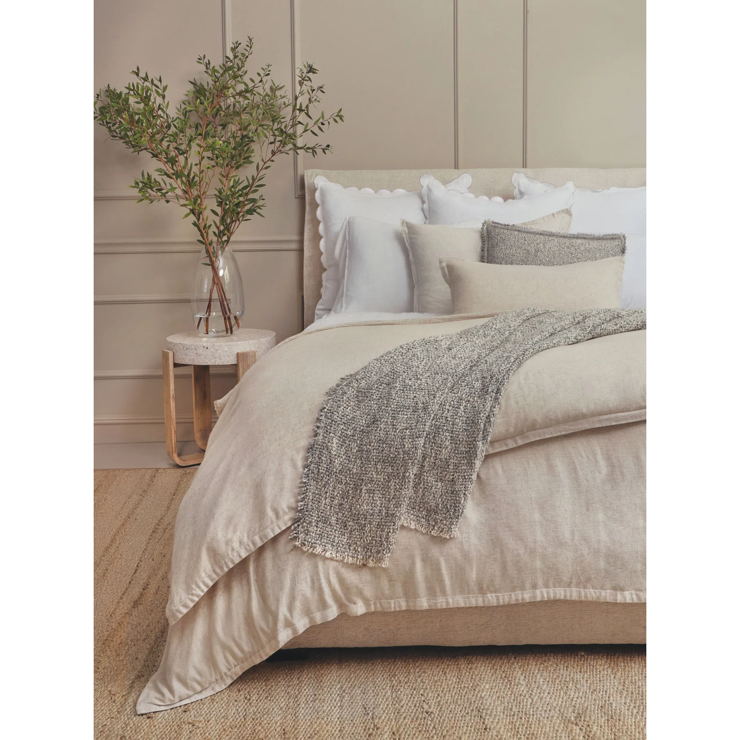 Pom Pom at Home Georgie 14 x 24 Pillow with Insert ~ Natural - Image 2