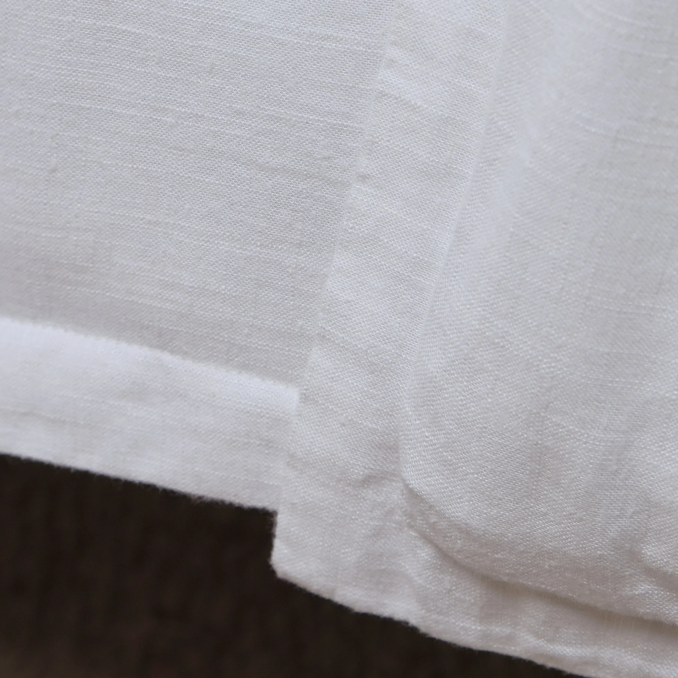 Pom Pom at Home Georgie White Bamboo Linen Duvet Cover ~ Available in Twin, Queen and King Sizes - Image 7