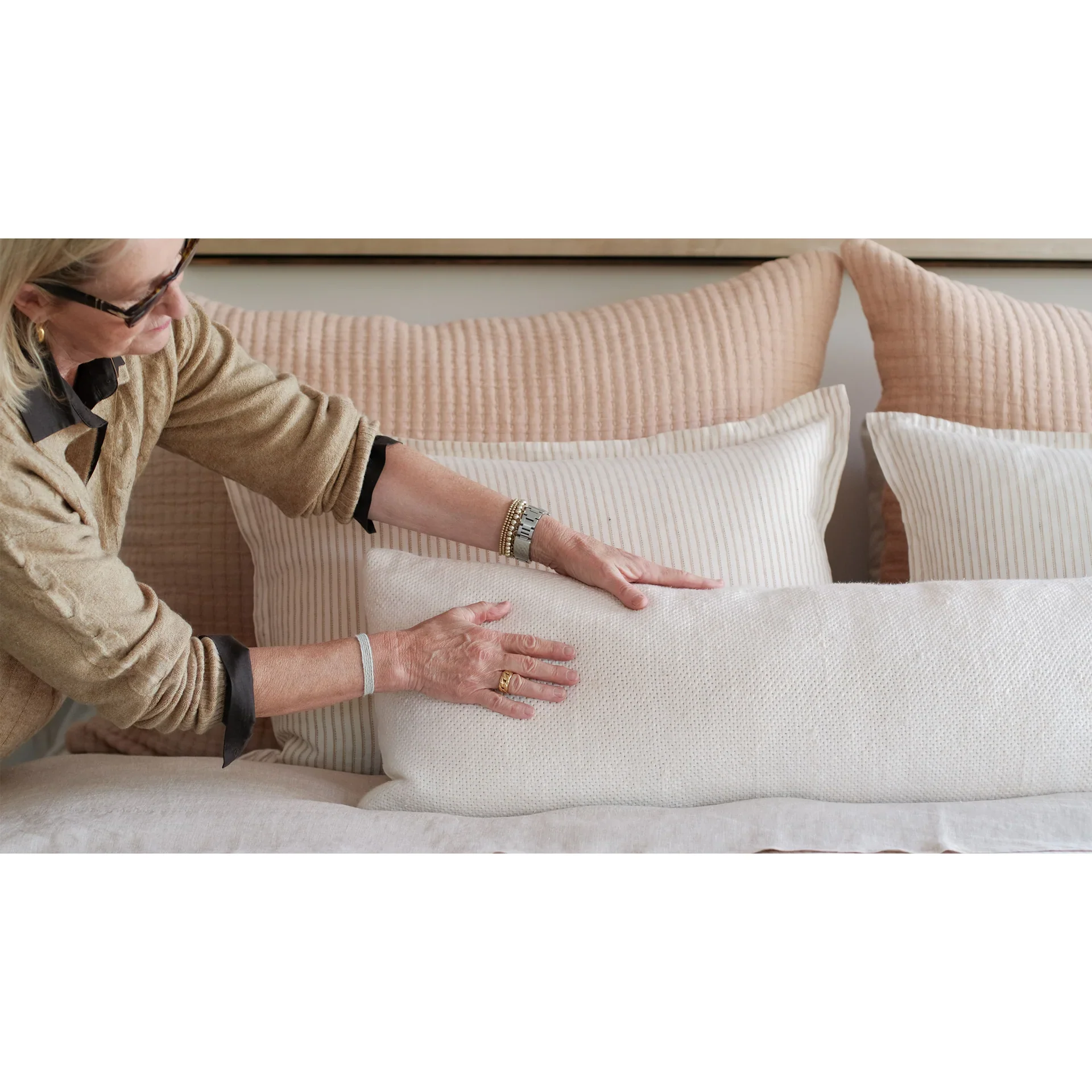 Pom Pom at Home Hendrick Hand Woven Linen Pillow with Insert ~ 14 x 40 ~ Available in 7 Colors - Image 14