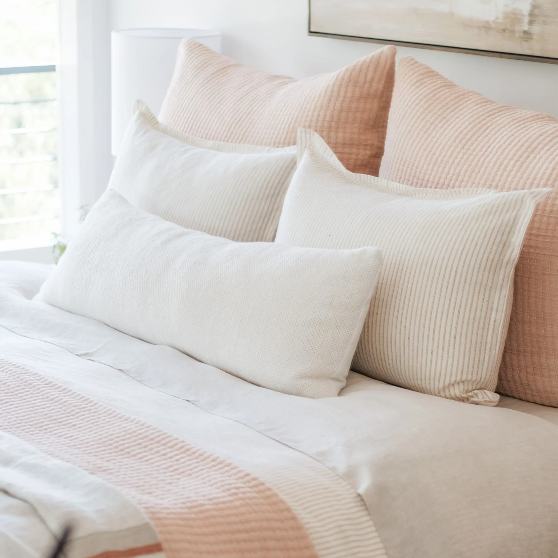 Pom Pom at Home Hendrick Hand Woven Linen Pillow with Insert ~ 14 x 40 ~ Available in 7 Colors - Image 15