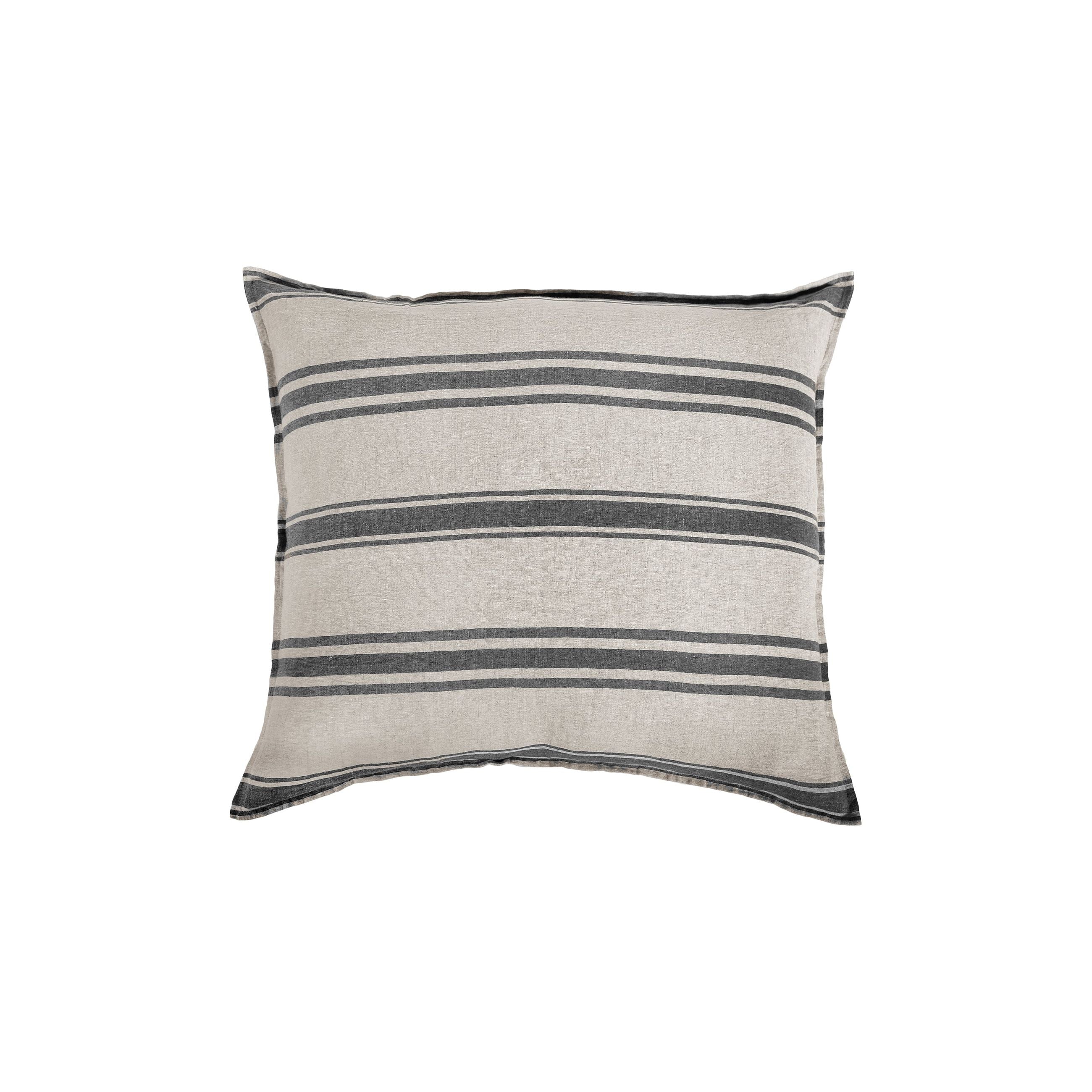 Pom Pom at Home Jackson Flax & Midnight Striped Linen Duvet Cover and Pillow Shams ~ Available in Queen and King Sizes - Image 8