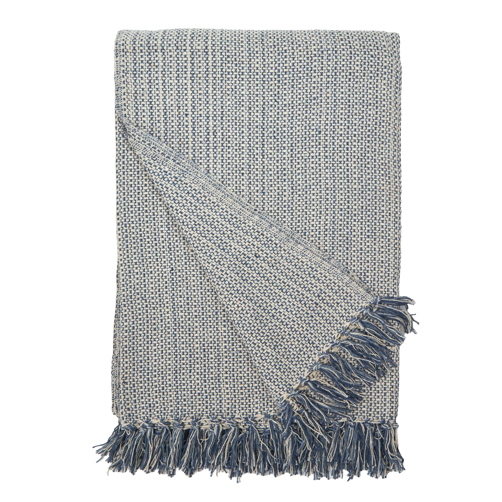 Pom Pom at Home Julian Handwoven Recycled Cotton Oversized Throw ~ 60" x 90" - Image 3