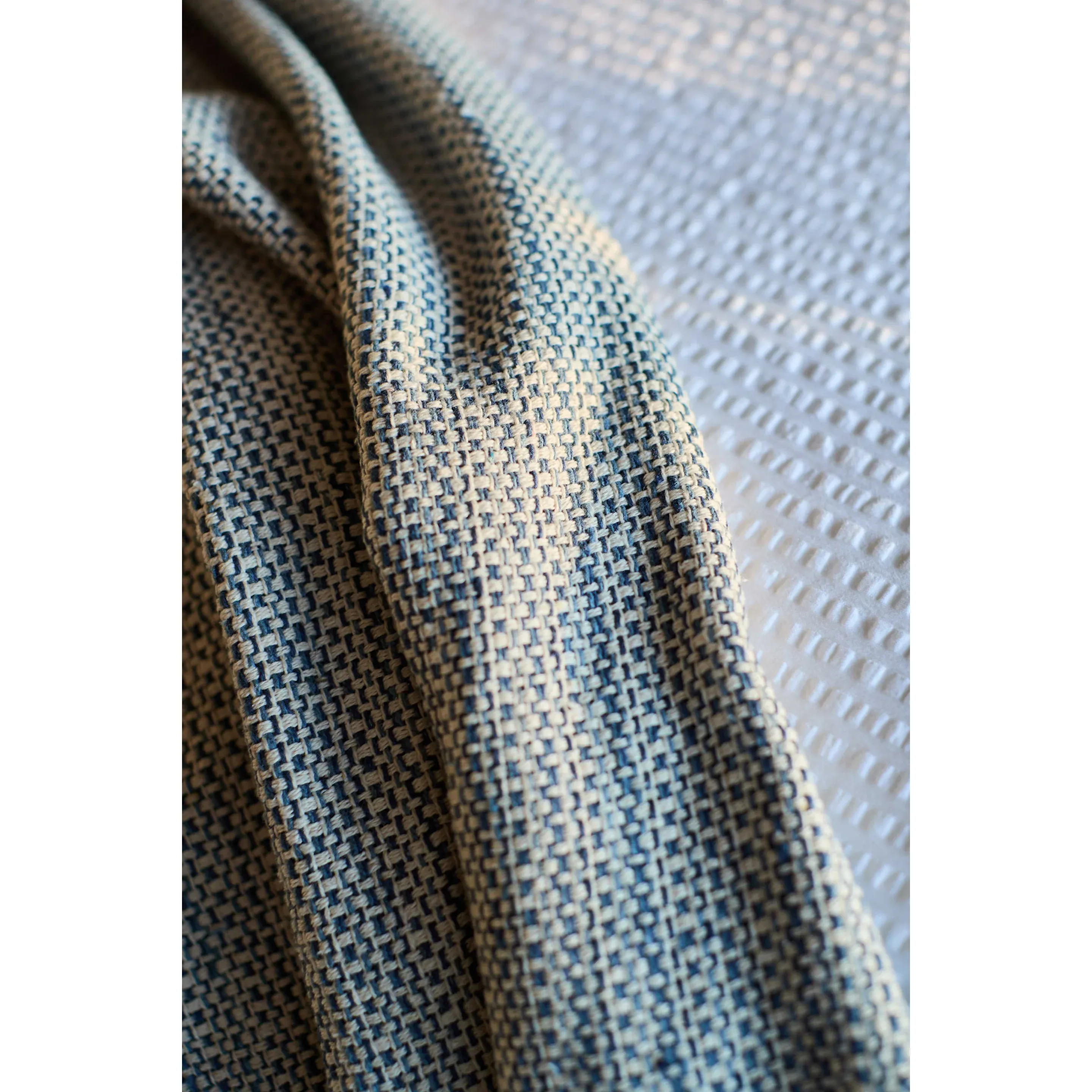 Pom Pom at Home Julian Handwoven Recycled Cotton Oversized Throw ~ 60" x 90" - Image 7