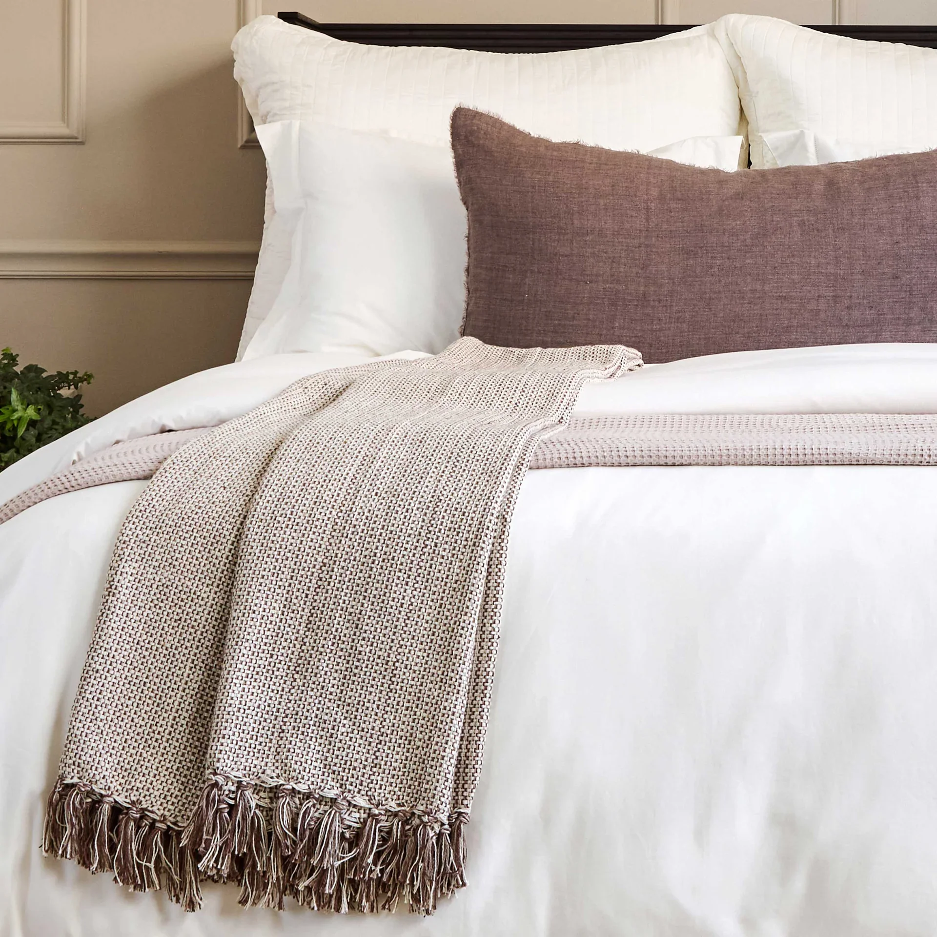 Pom Pom at Home Julian Handwoven Recycled Cotton Oversized Throw ~ 60" x 90" - Image 8