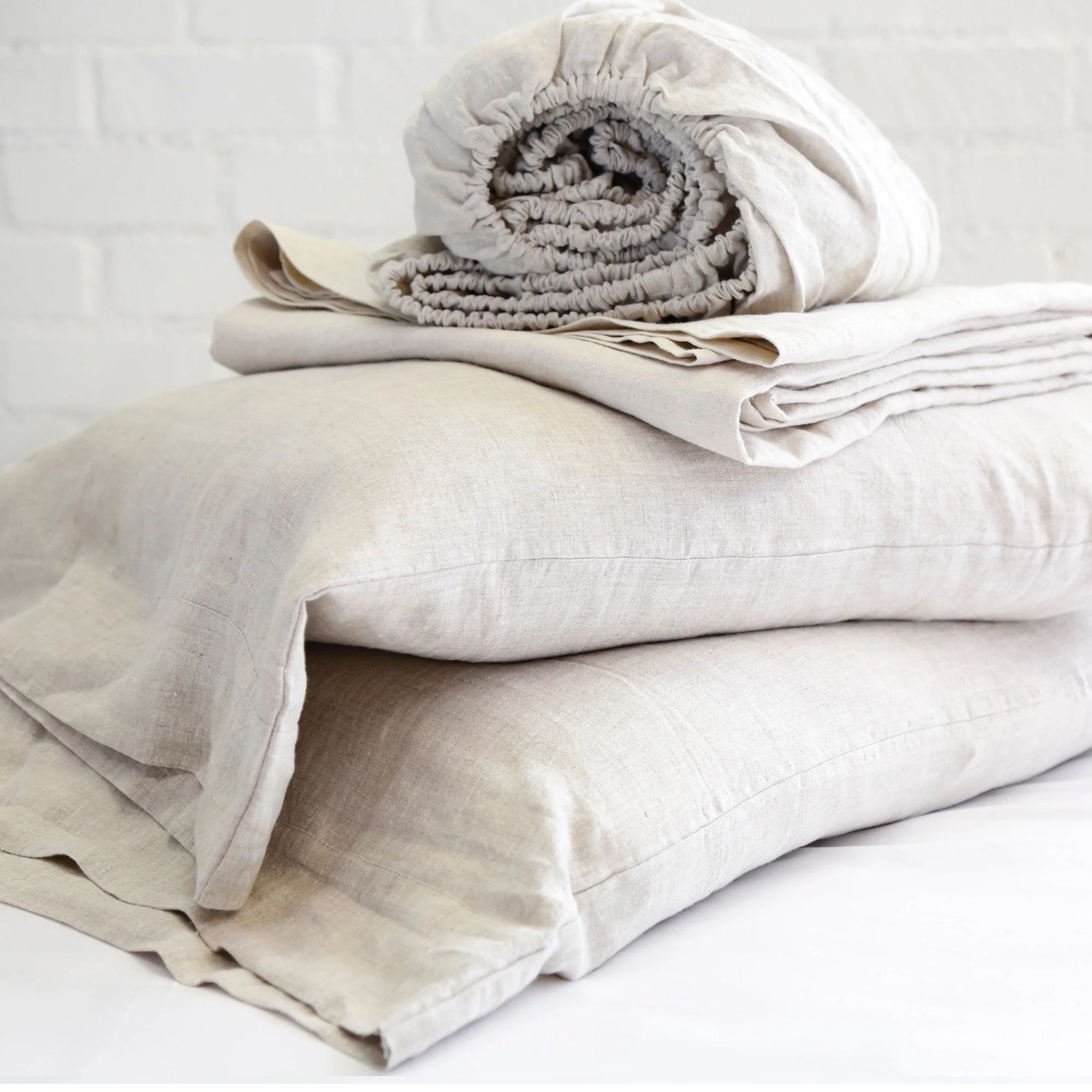 Pom Pom at Home Flax Linen Sheet Set ~ Available in Twin, Queen and King Sizes - Image 2