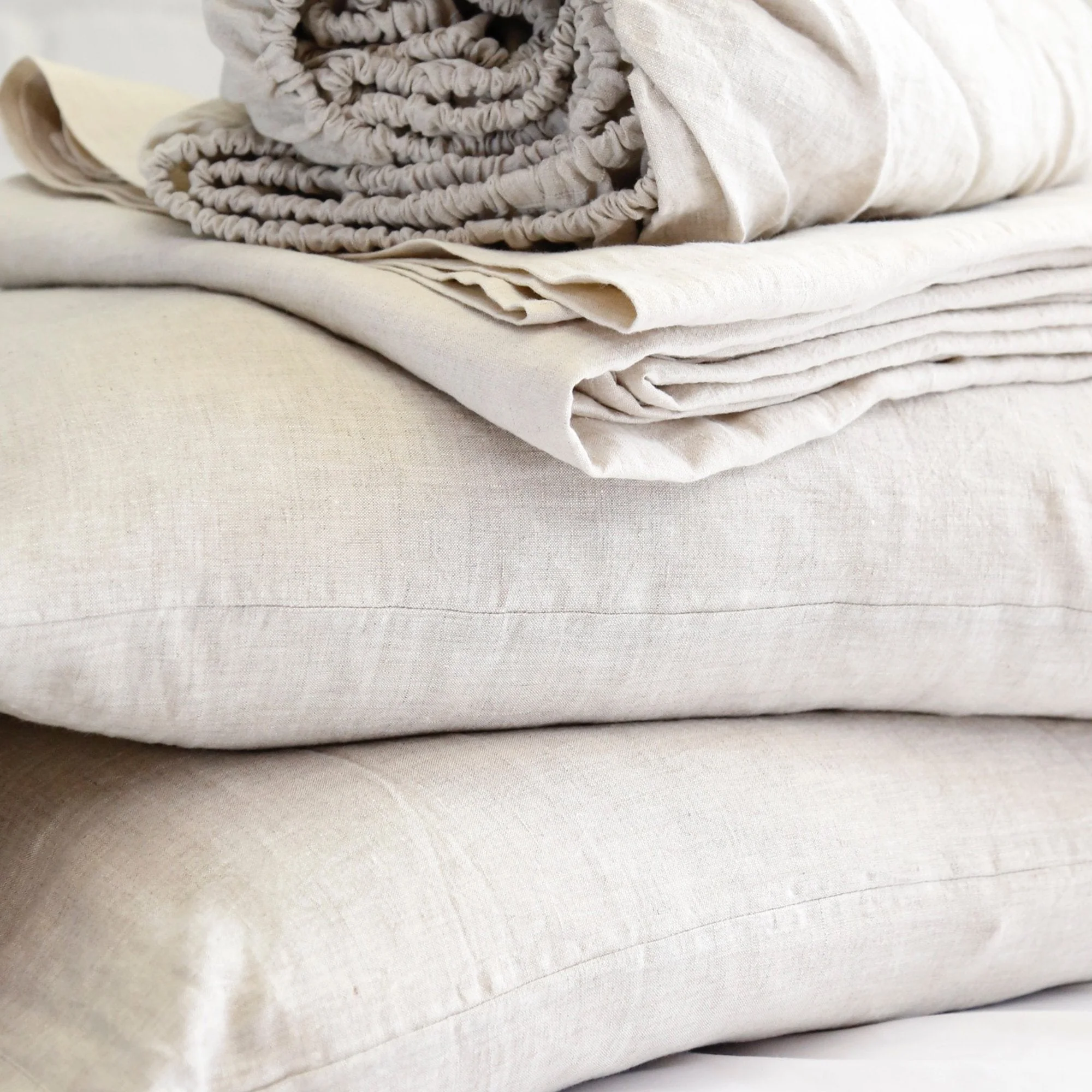 Pom Pom at Home Flax Linen Sheet Set ~ Available in Twin, Queen and King Sizes - Image 3