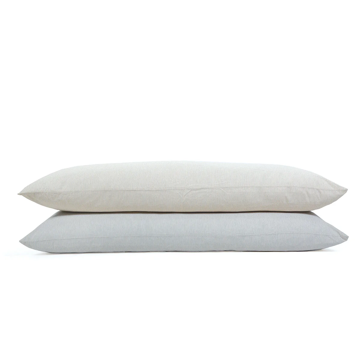 Pom Pom at Home Luke Light Blue Striped Duvet Cover and Pillow Shams ~ Available in Twin, Queen and King Sizes - Image 11