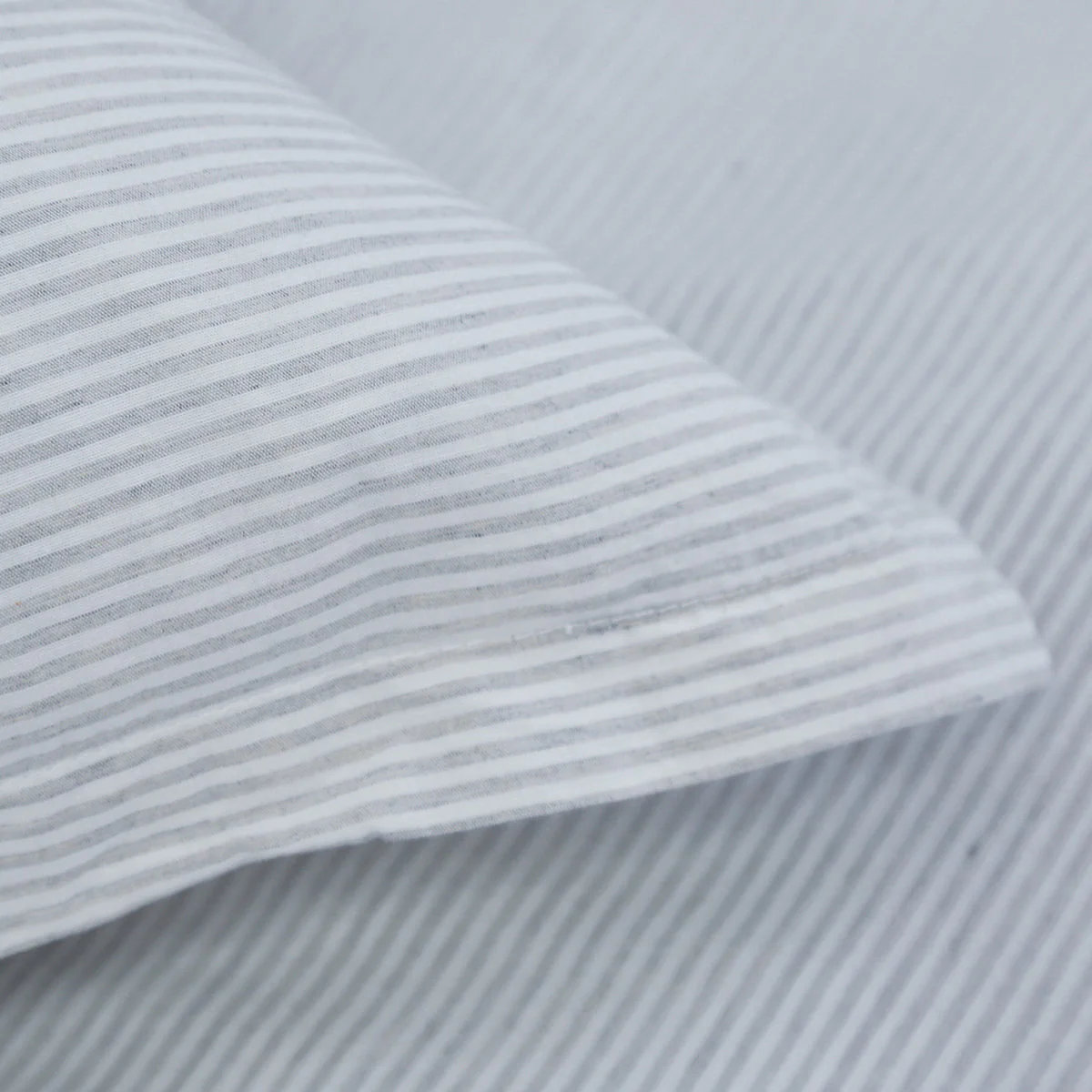 Pom Pom at Home Luke Light Blue Striped Duvet Cover and Pillow Shams ~ Available in Twin, Queen and King Sizes - Image 2